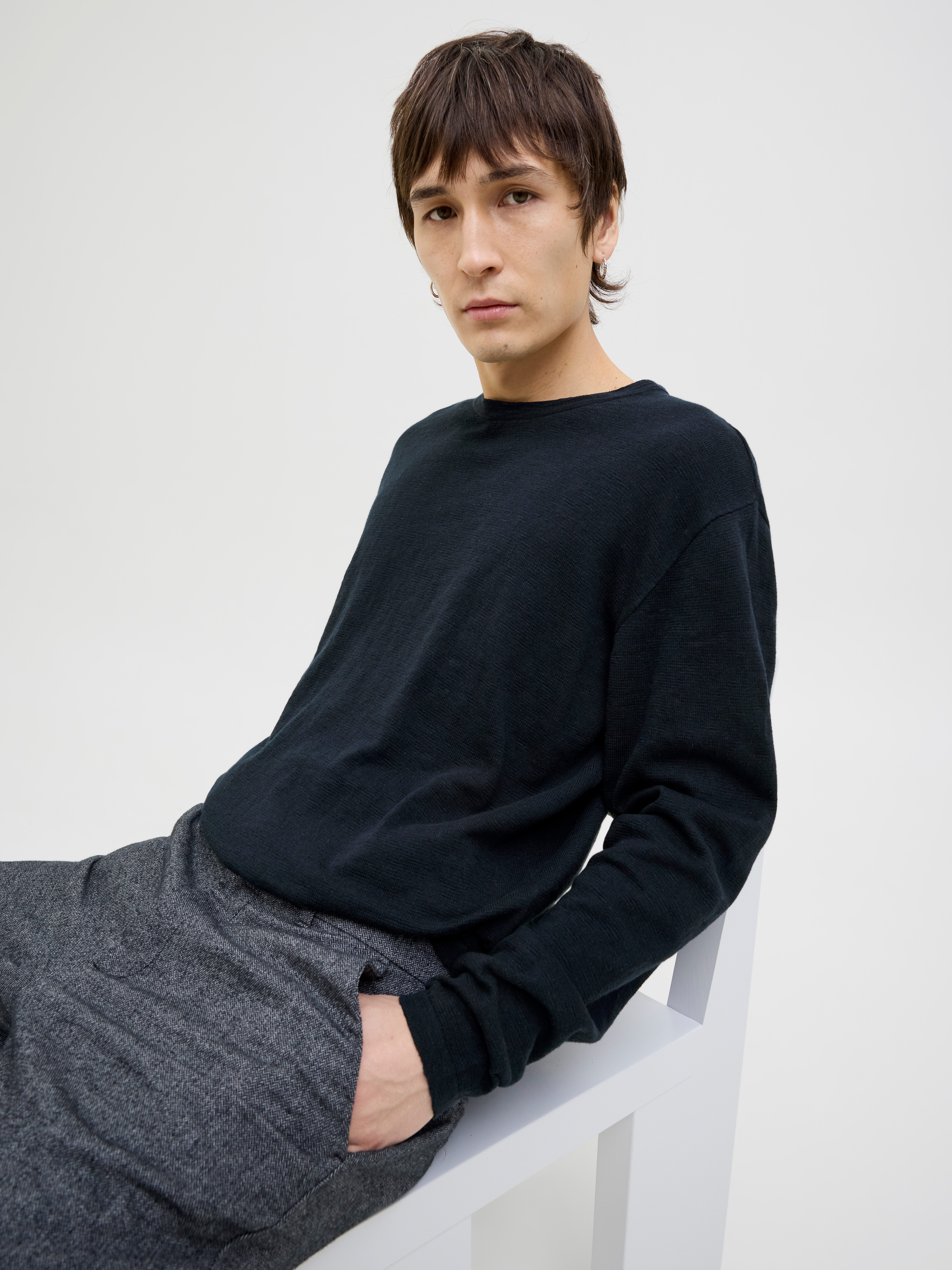 Jack & Jones Rundhalspullover JJESUMMER KNIT CREW NECK SN mit Rundhalsaussc günstig online kaufen