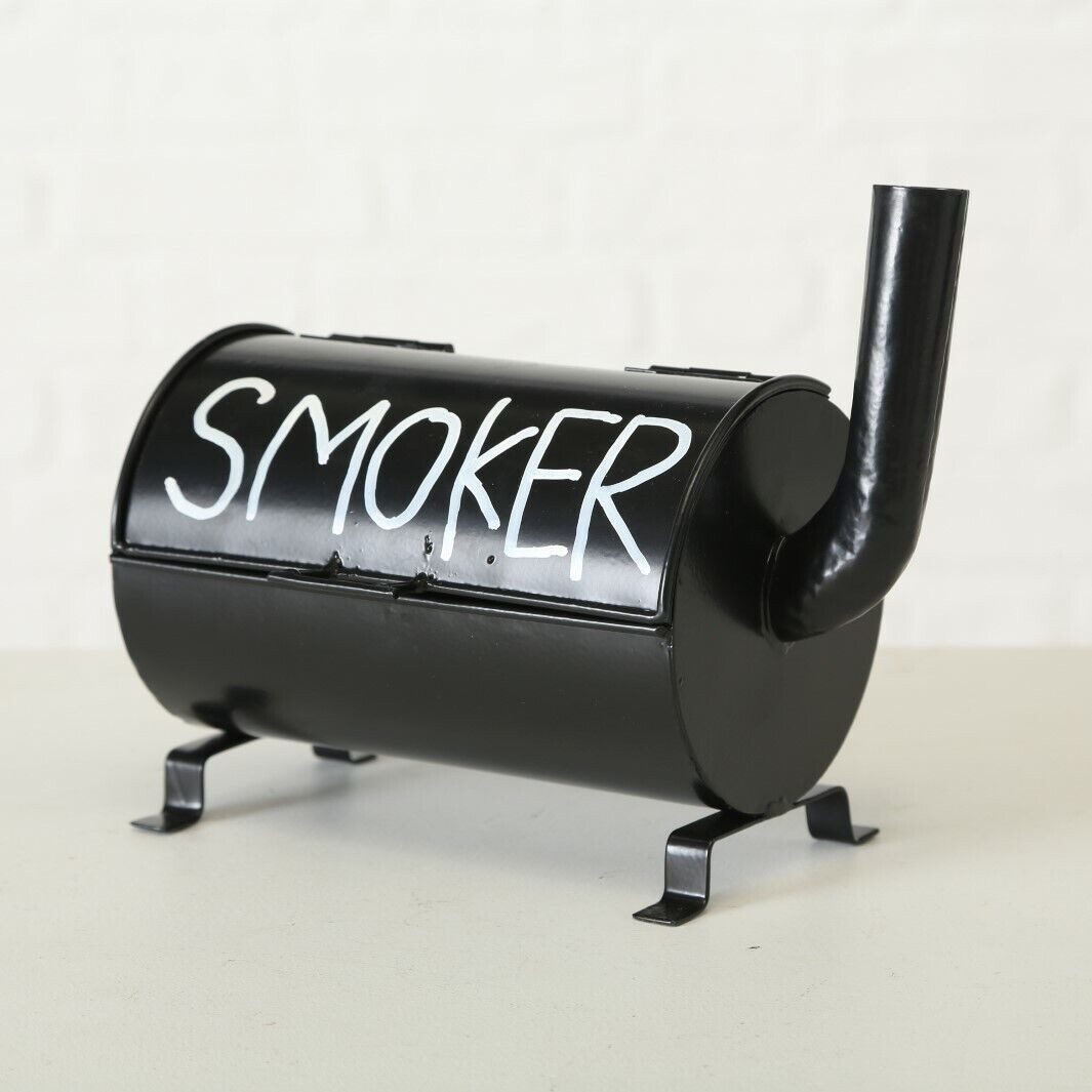 BOLTZE GRUPPE GmbH Пепельницы Пепельницы Smoker Sturmaschenbecher Eisen schwarz L 20 cm