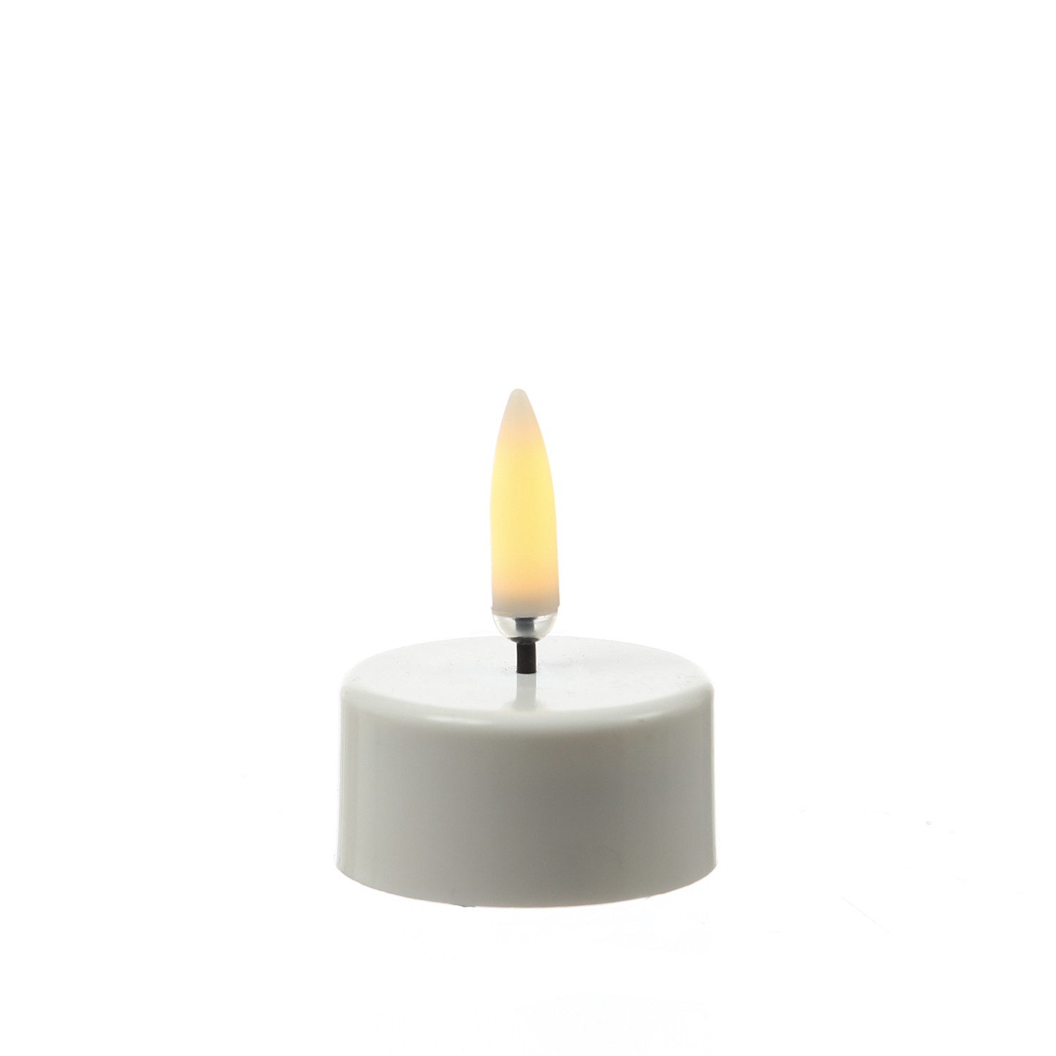 UYUNI Lighting LED-Kerze LED Teelicht Thea Uyuni Timer bis 400 Std. D: 3,4cm mit Batterie weiß (1-tlg)