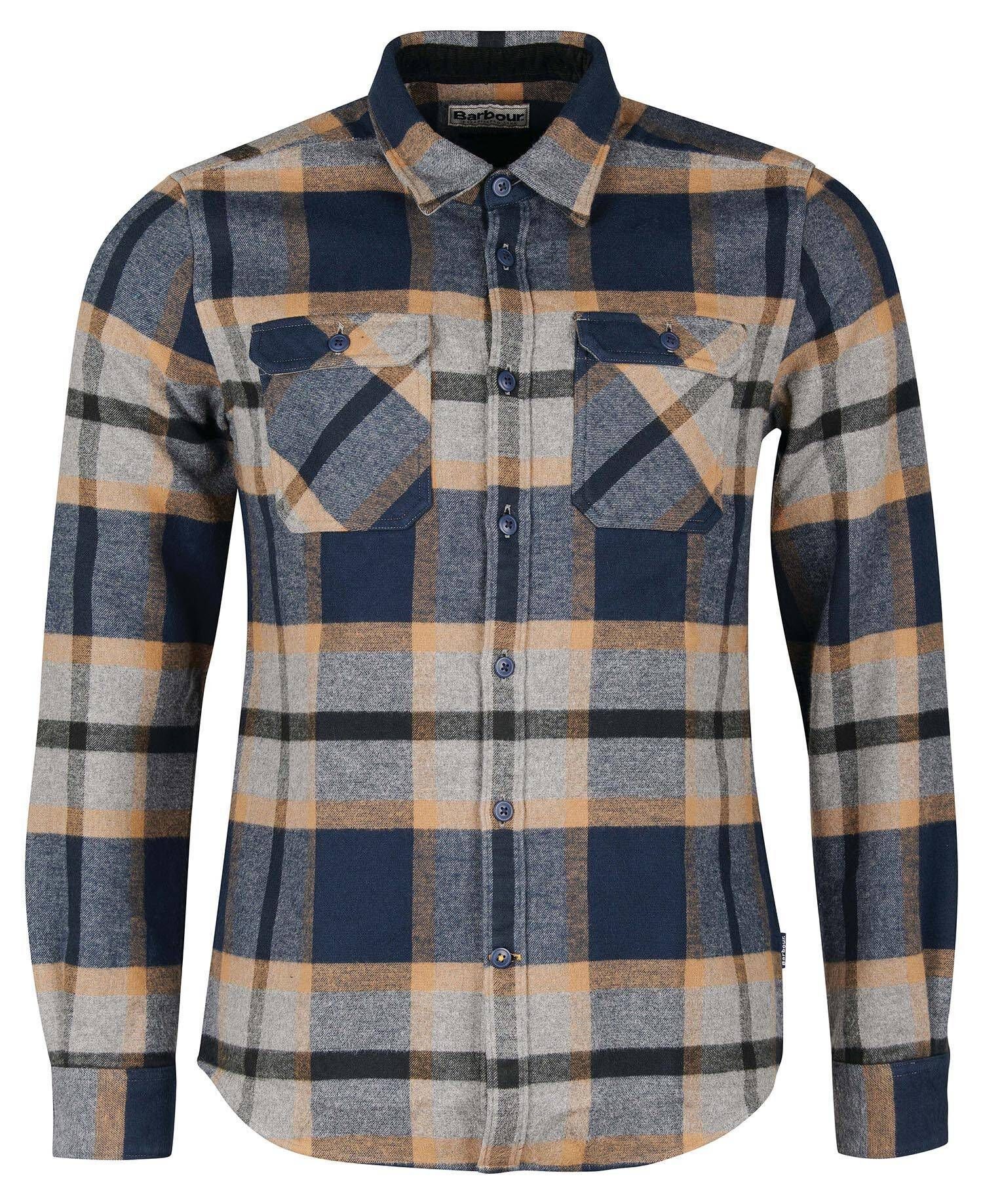 Barbour Langarmhemd Herren Hemd RHOBELL (1-tlg)