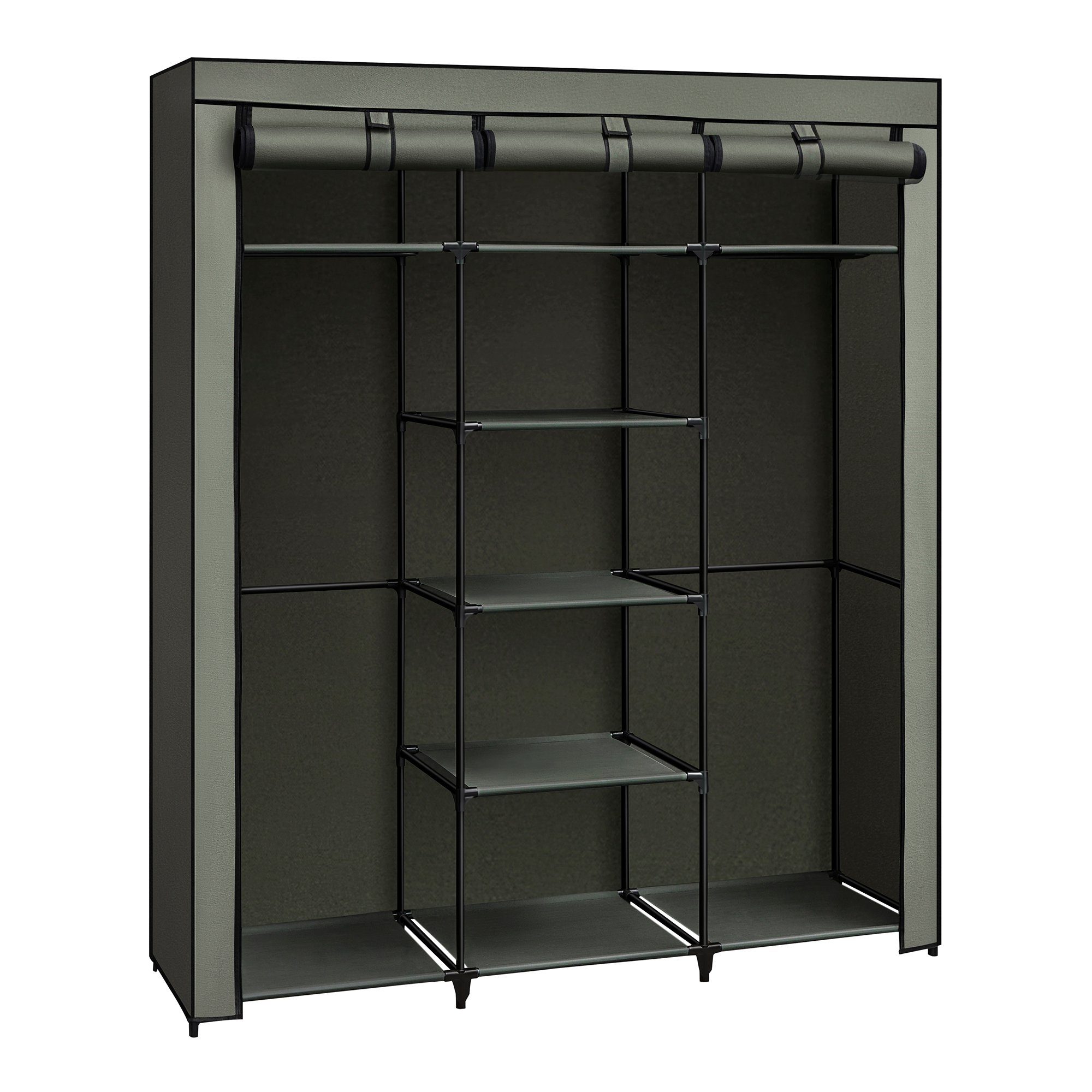 SONGMICS Kleiderschrank faltbare Garderobe mit Kleiderstangen günstig online kaufen