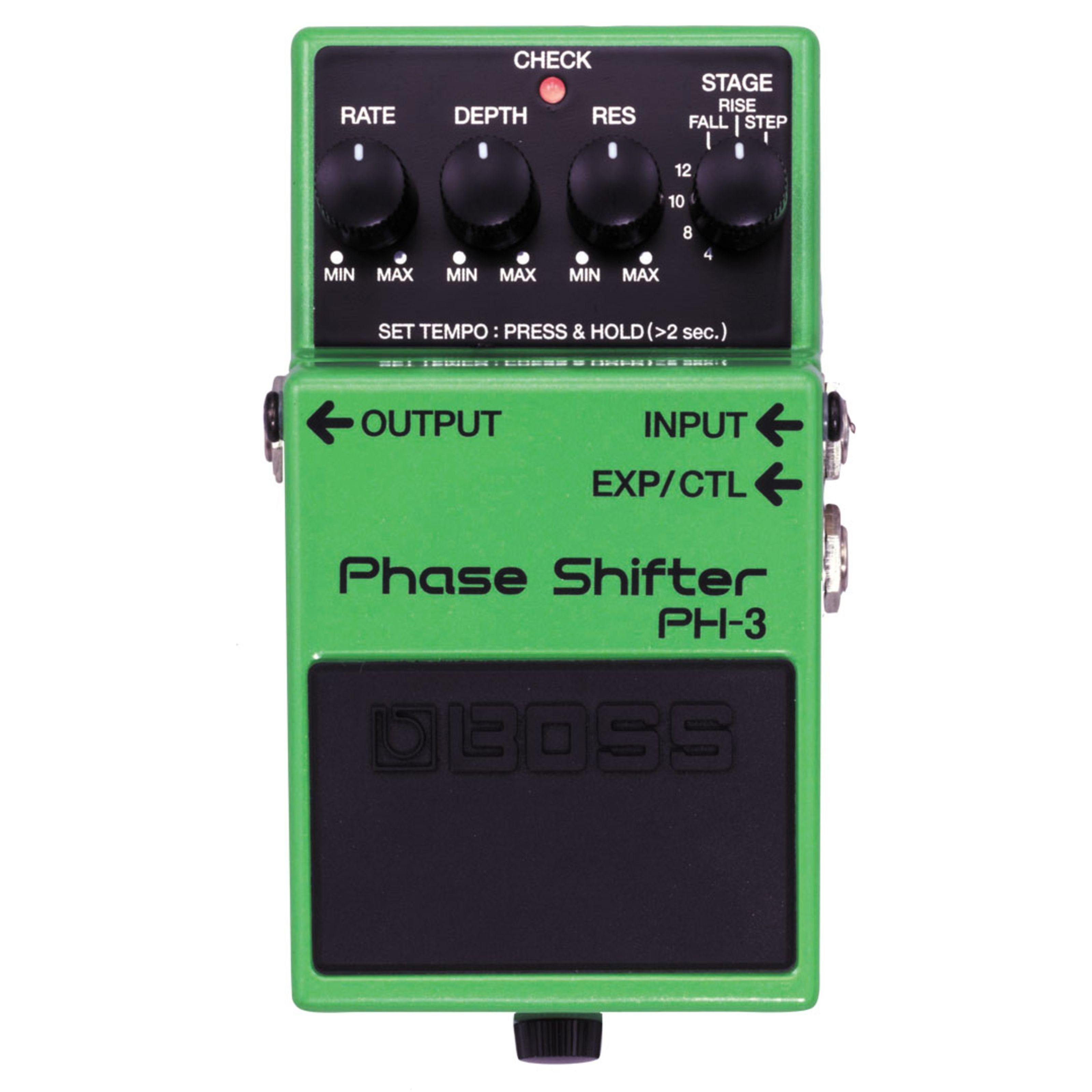 BOSS Musikinstrumentenpedal, PH-3 Phase Shifter - Modulations Effektgerät für Gitarren