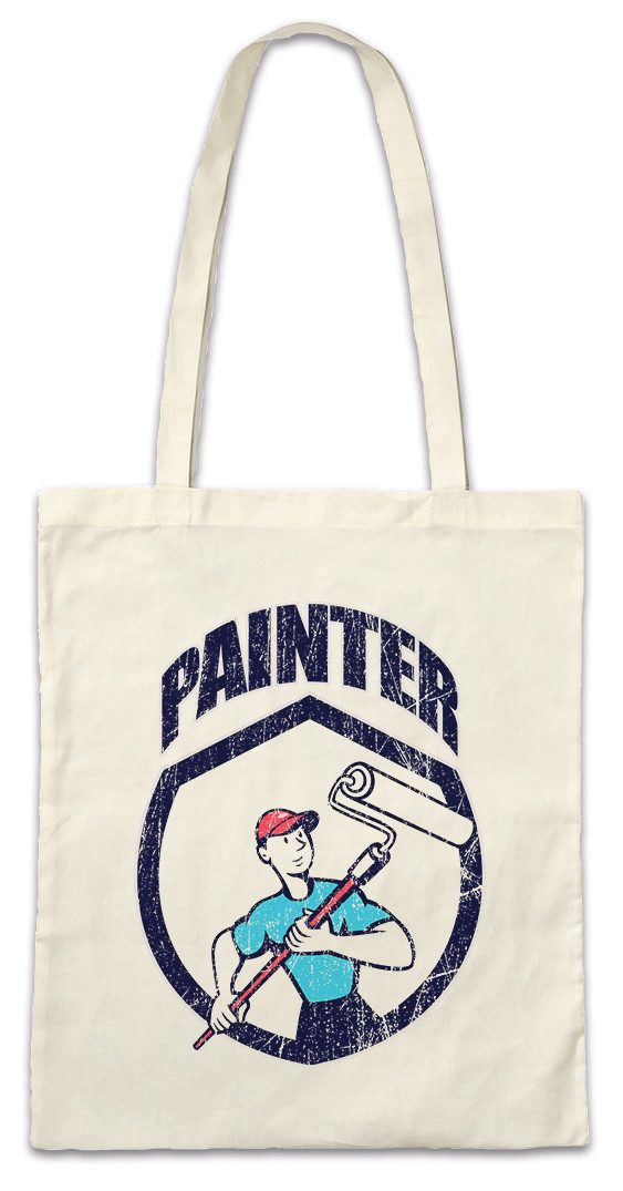 Beuteltasche Painter II Stofftasche Maler Artist Lackierer Handwerk Künstler
