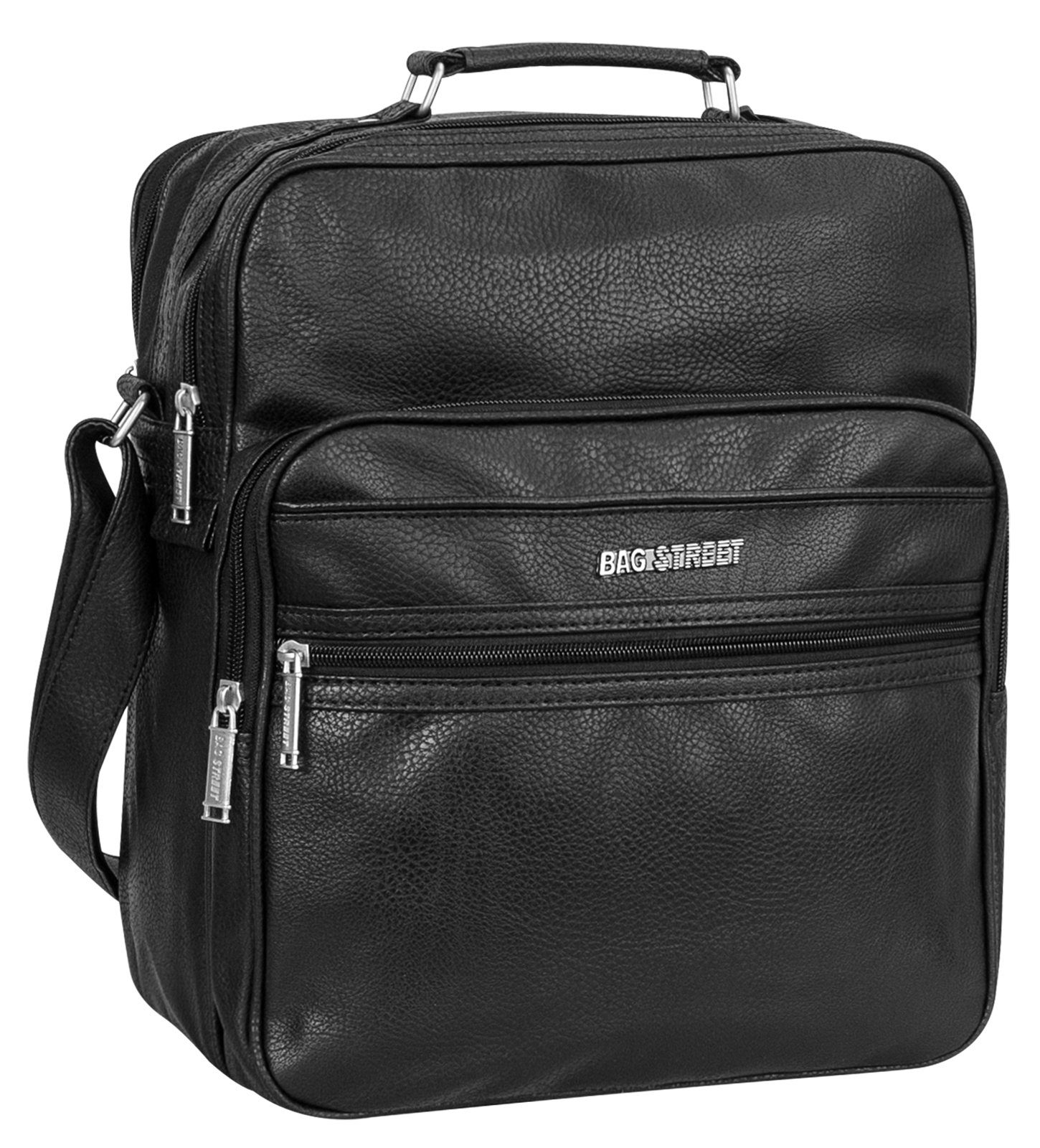 BAG STREET Umhängetasche Bag Street Herrentasche Arbeitstasche Flugbegleiter Tasche T0112 Schwa