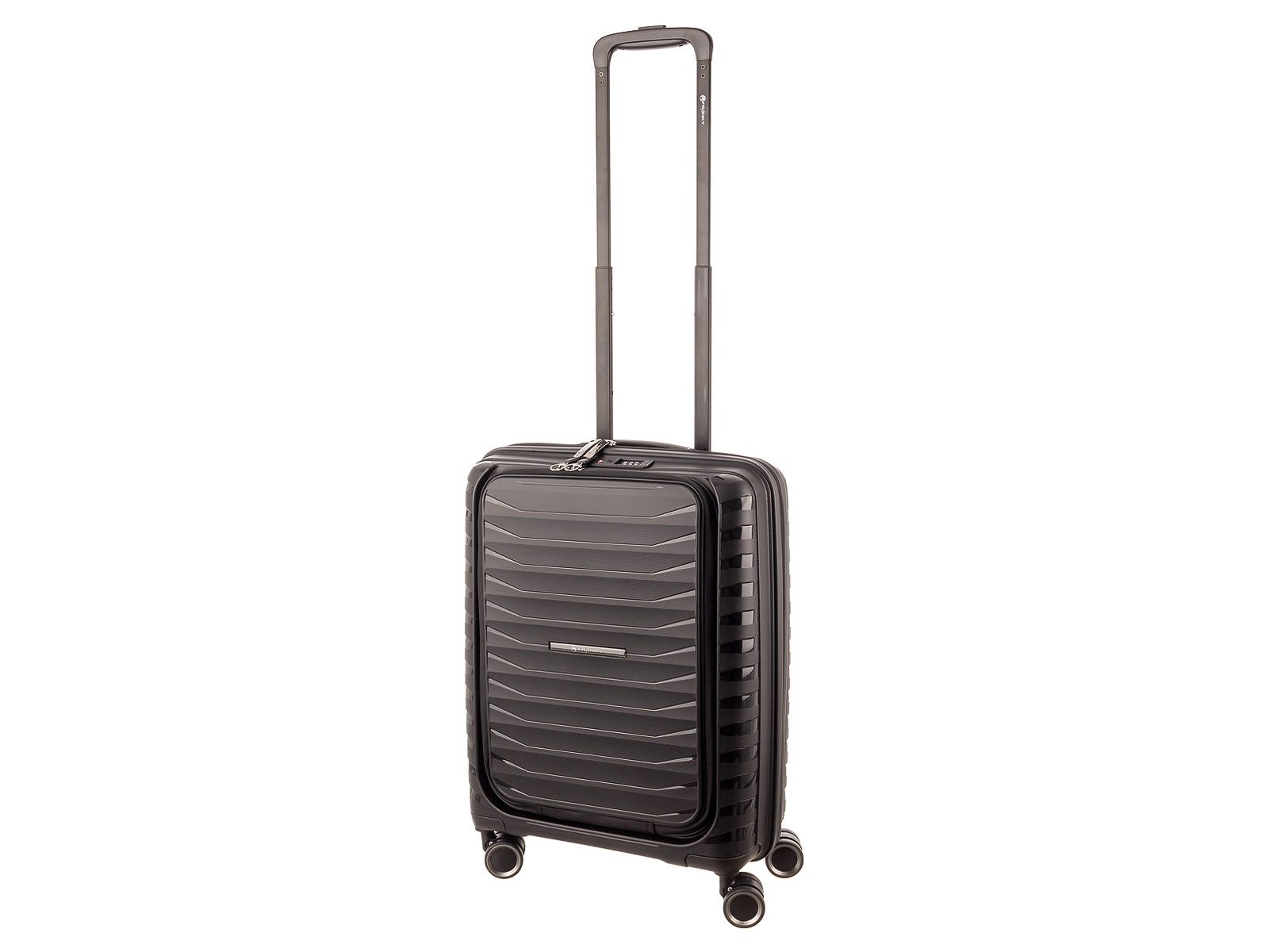 Franky Hartschalen-Trolley PP15-55-L Spinner Gr. S, 4 Rollen, mit Laptopfach