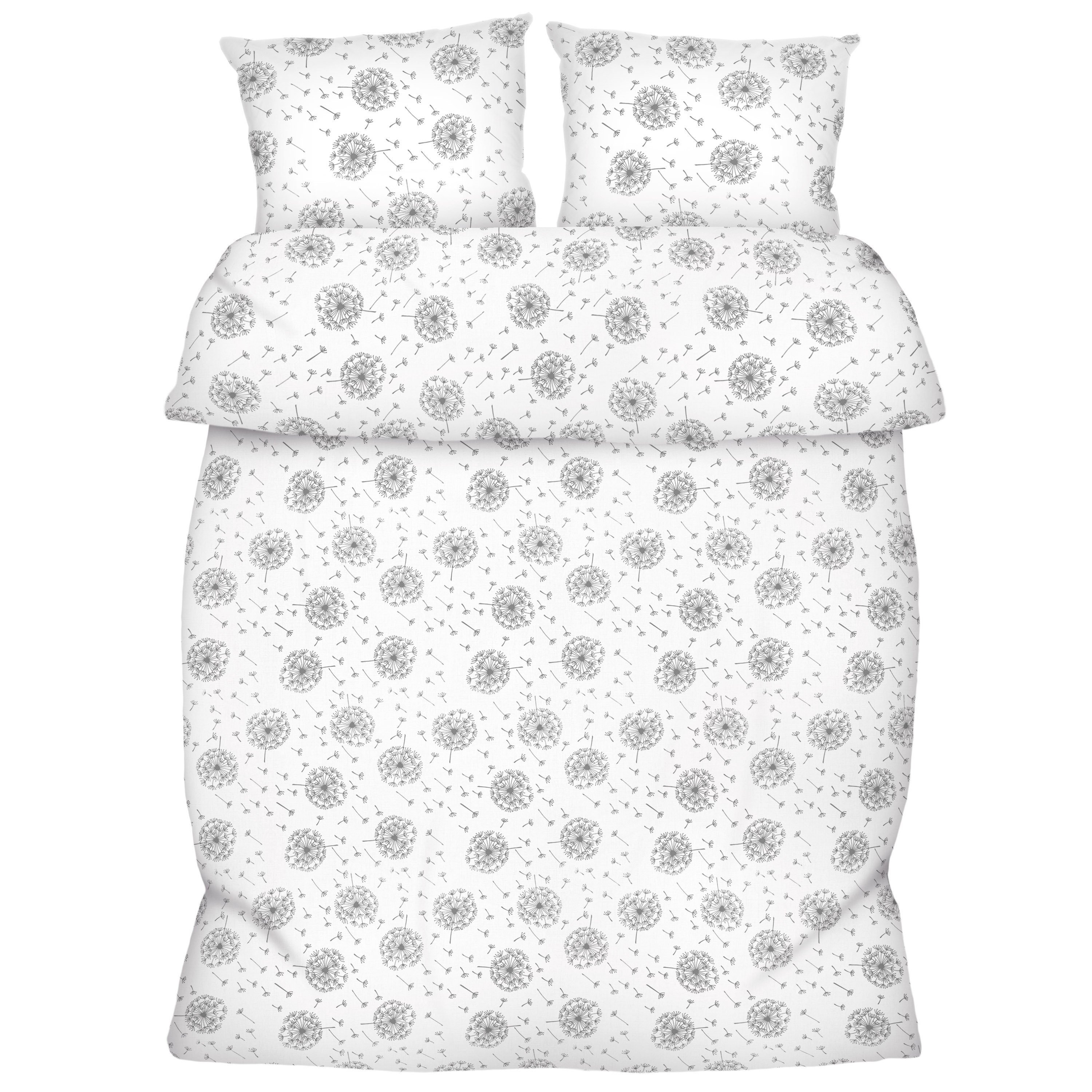 Amilian Bettwäsche 3-tlg. Bettbezug: 155x220 und günstig online kaufen