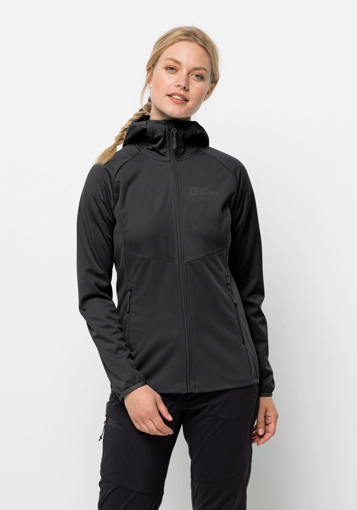 Jack Wolfskin Softshelljacke GO HIKE SOFTSHELL W black