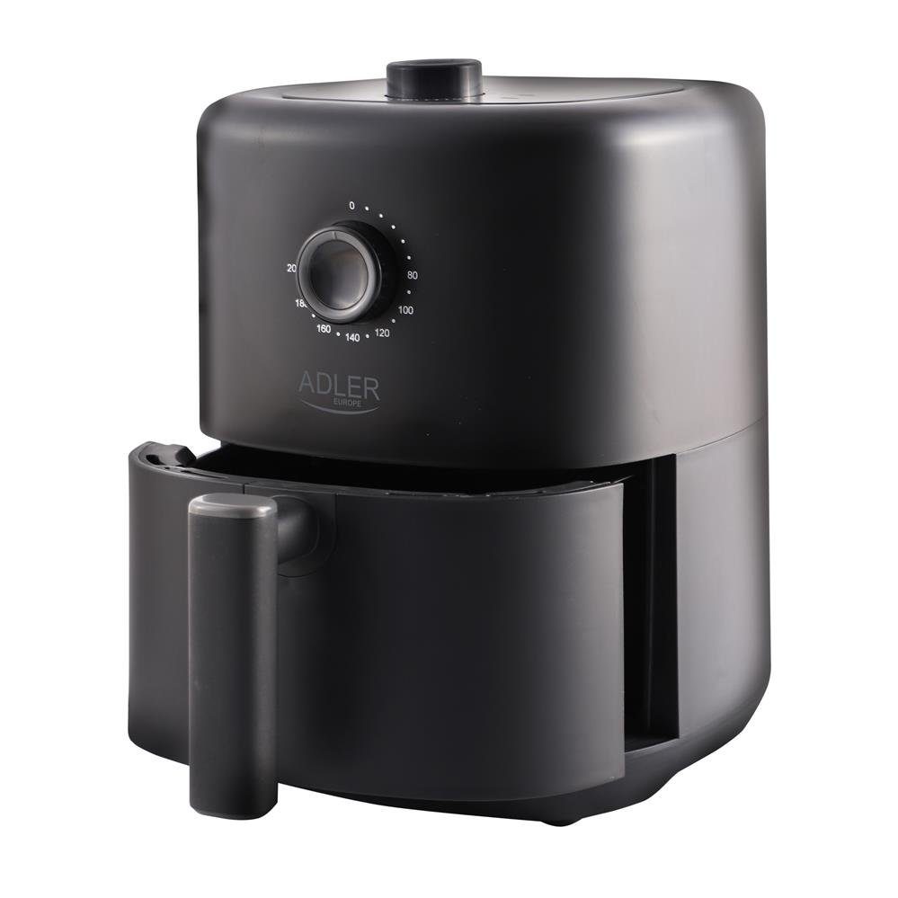 Adler Heißluftfritteuse, 2200 Watt, 3 Liter, 80-200°C, Airfryer
