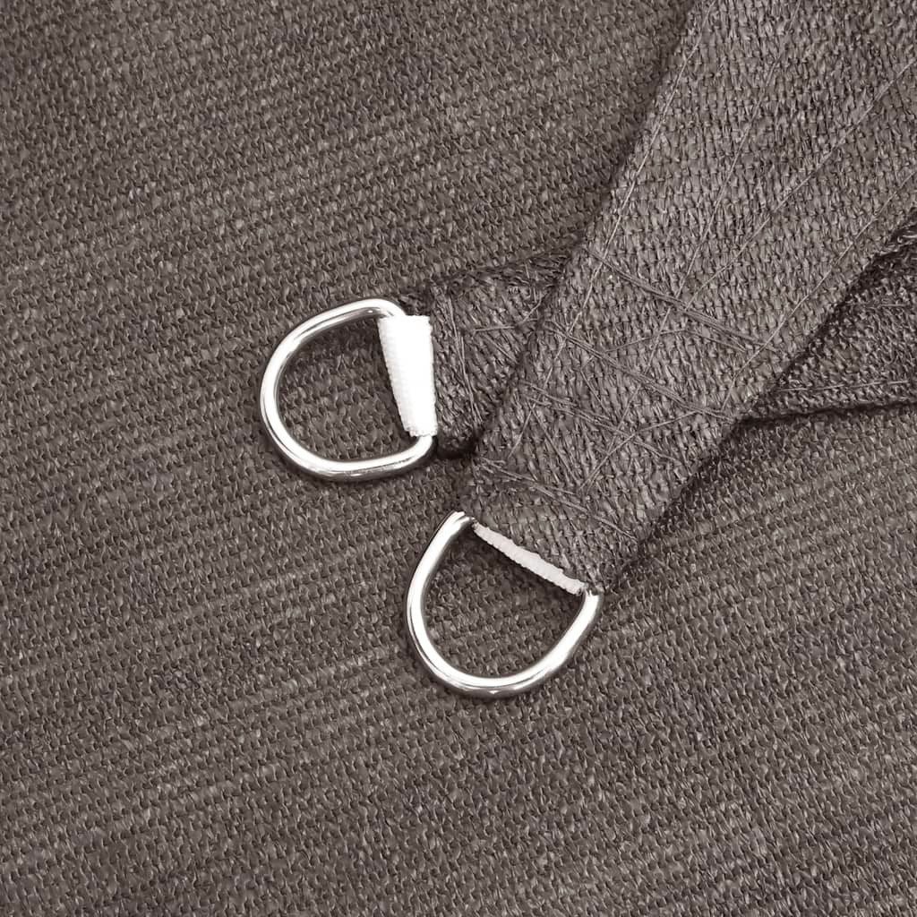 vidaXL Sonnensegel, Sonnenschirm 160 g/m² Anthrazit 3x4 m HDPE