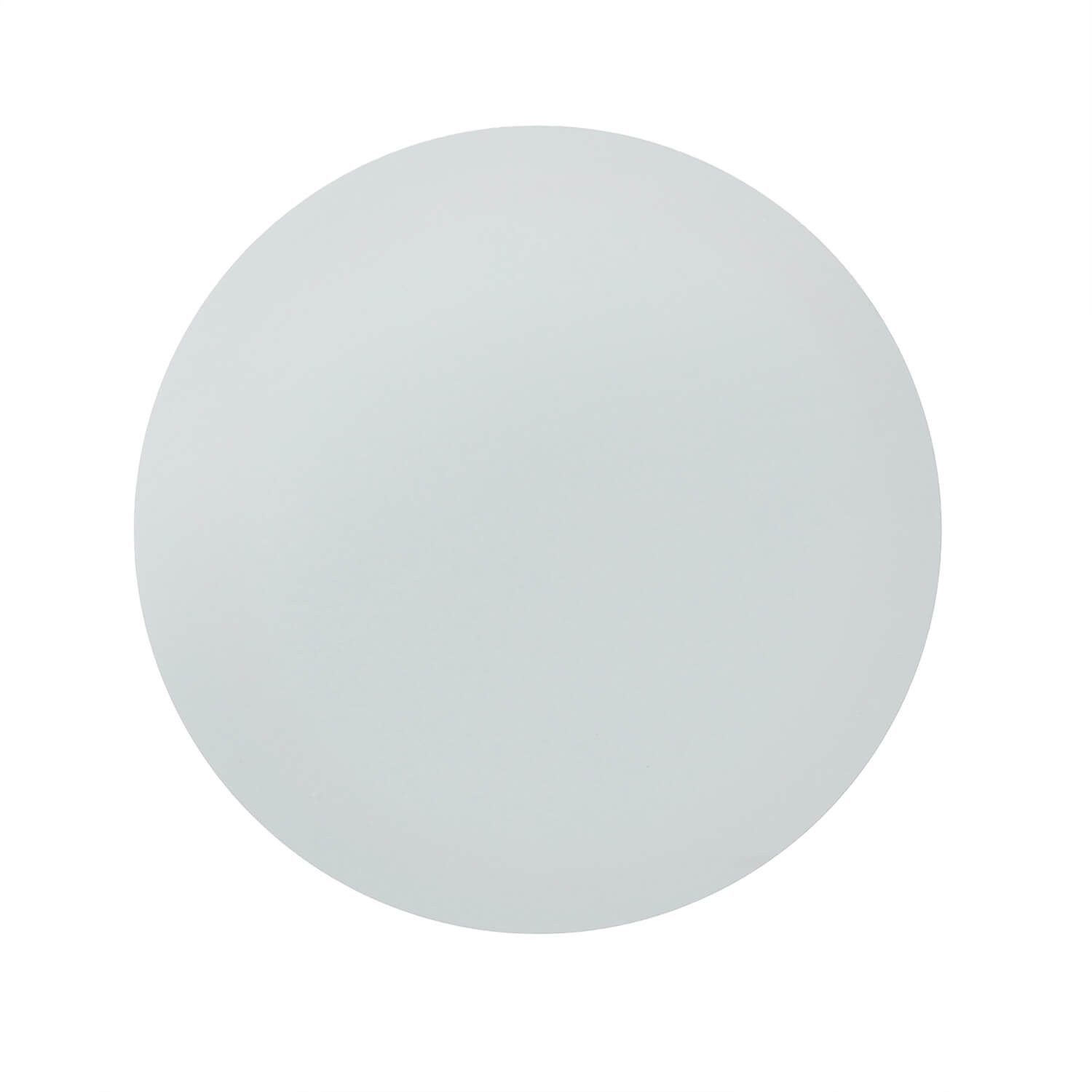 Licht-Erlebnisse Wandleuchte KAPILA, ohne Leuchtmittel, flach rund Ø 30 cm indirektes Licht G9 Weiß Metall Modern