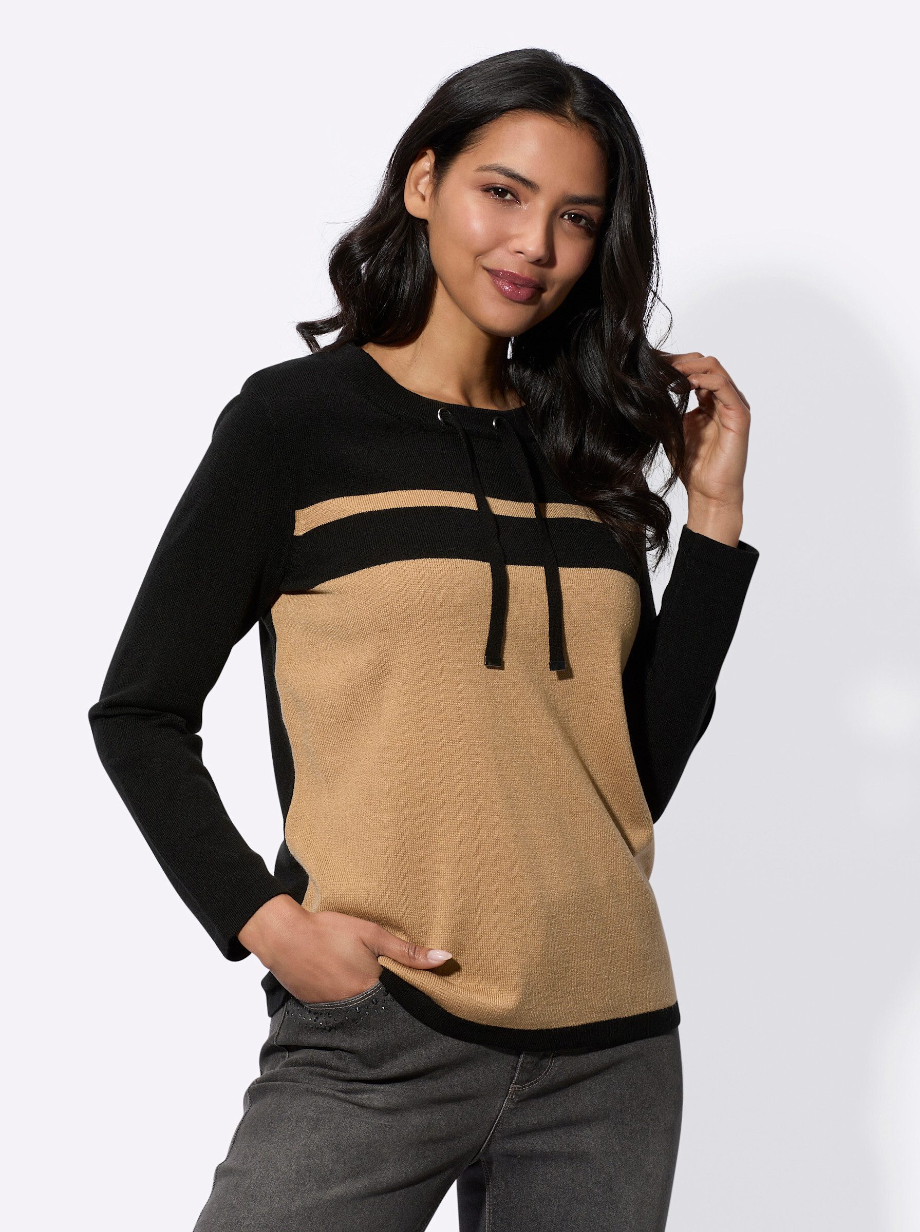 Strickpullover Langarm-Pullover