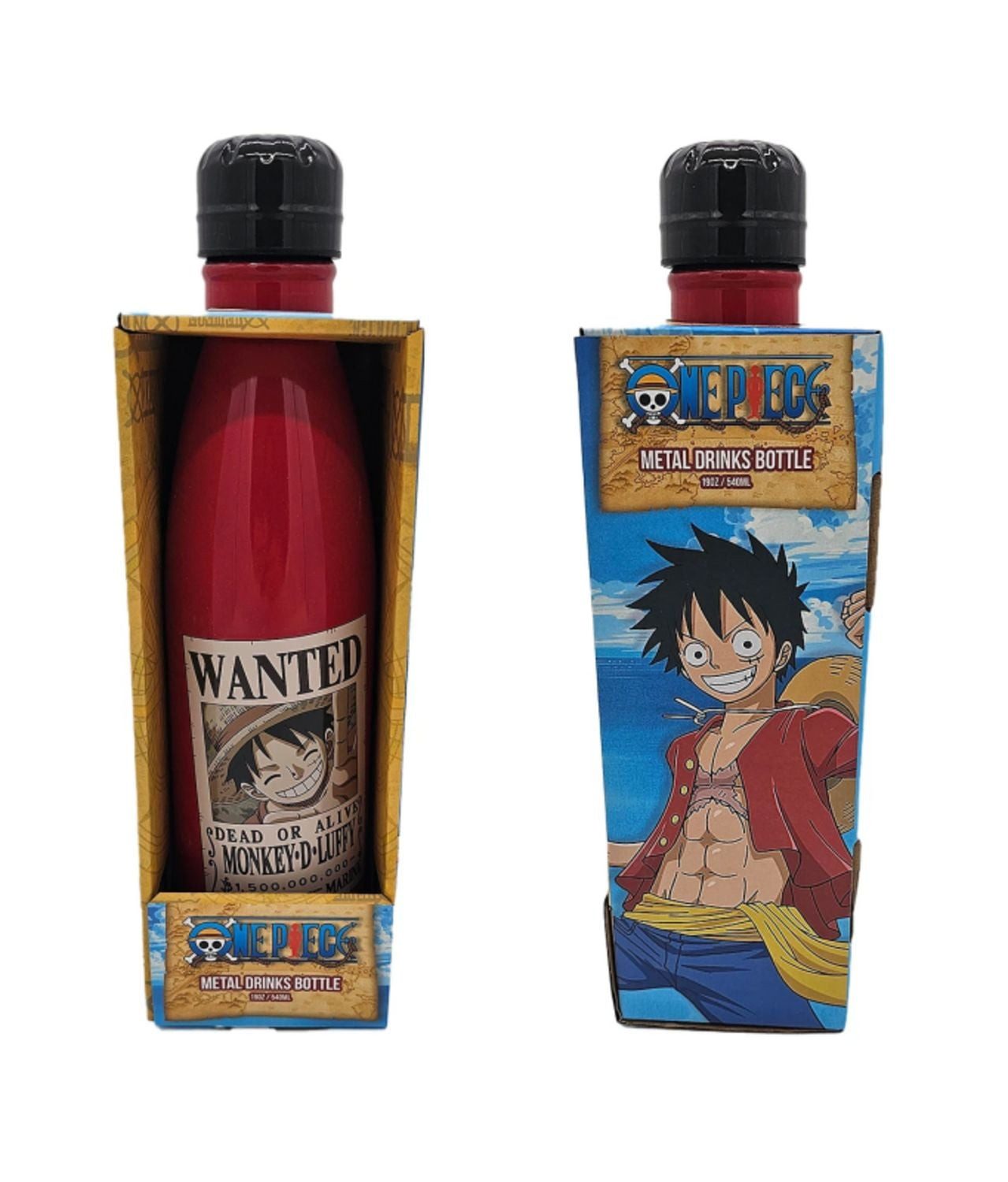 Babyflasche One Piece (Wanted: Luffy) Metall-Trinkflasche