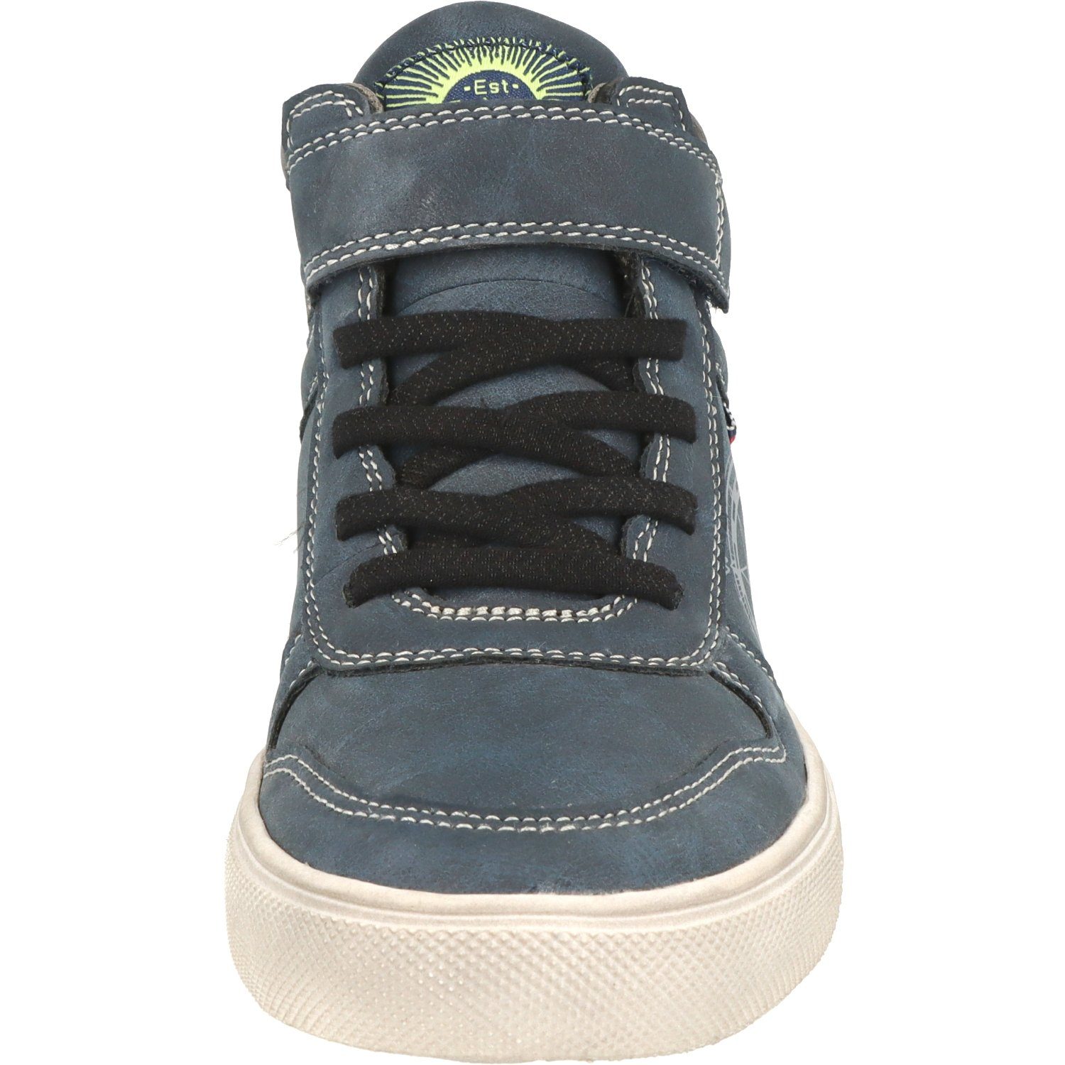Schuhe Sneaker Jungen Hi-Top Navy Wasserabweisend Schnürschuhe 451-074 Indigo