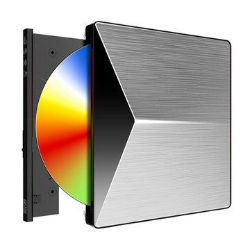DOPWii Tragbarer DVD-Recorder, dünnes und leichtes Design, stoßfest DVD-Brenner (für Windows98/SE/ME/2000/XP/VISTA/Win 7/WIN8/WIN10)