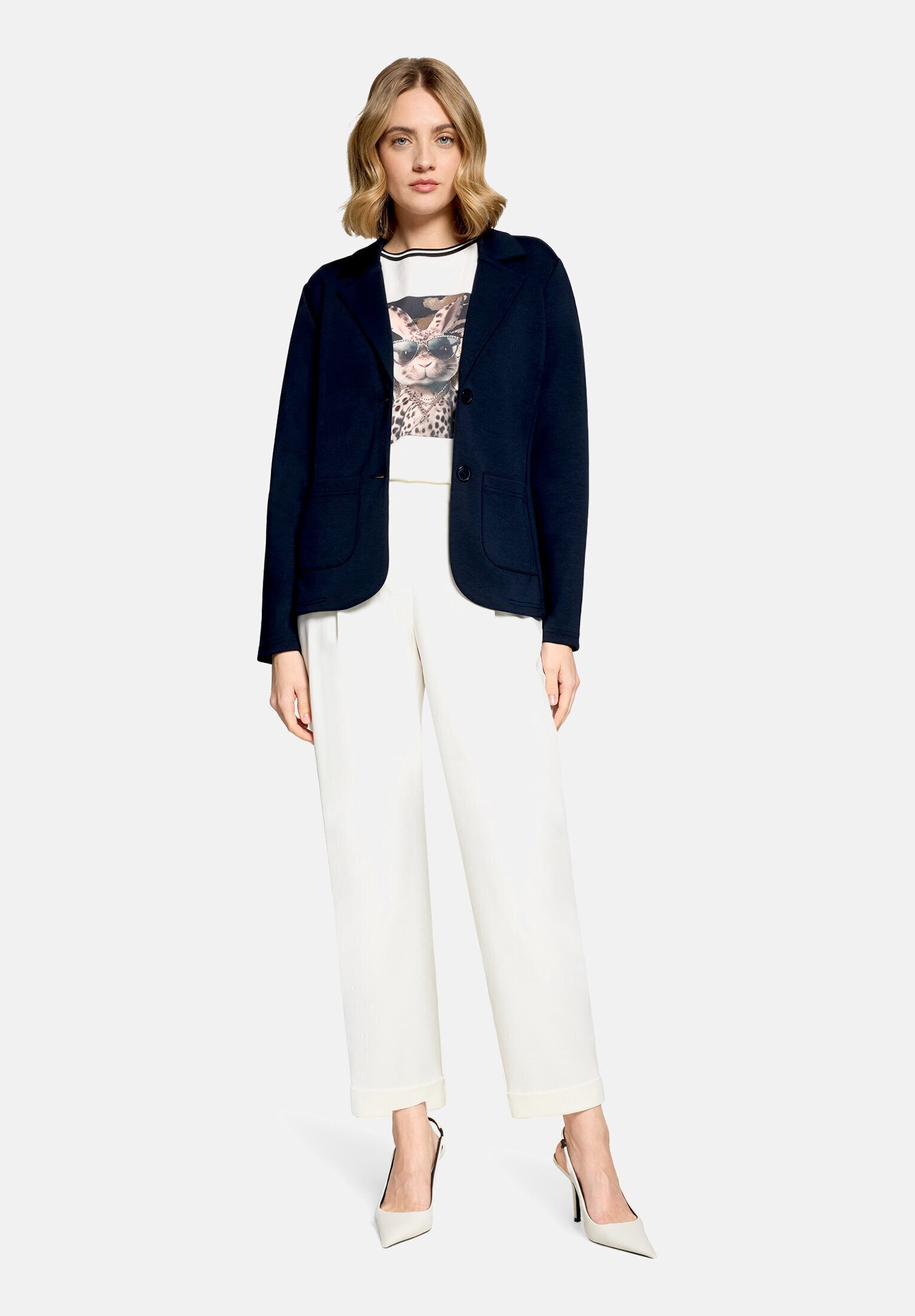 Betty Barclay Kurzblazer Damen mit aufgesetzten Taschen