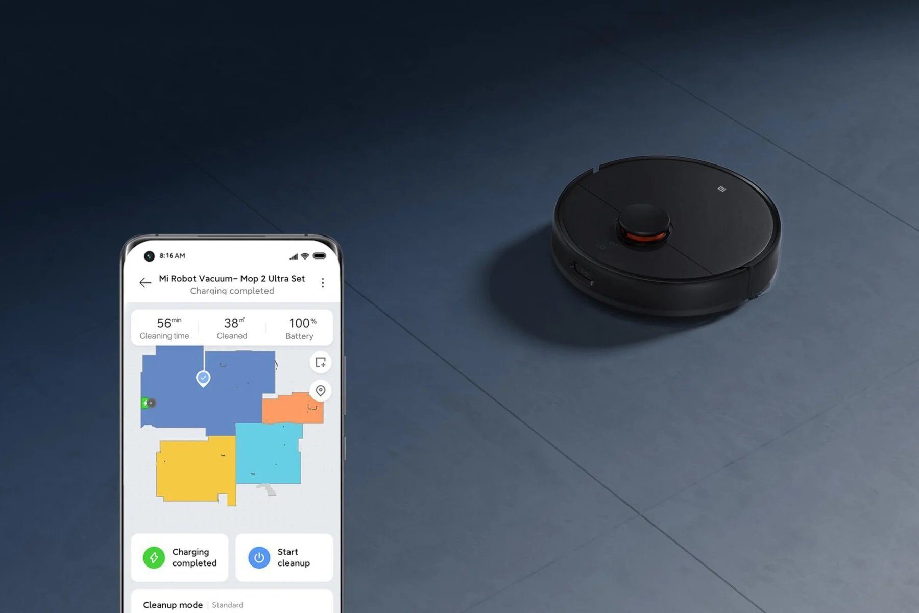 Xiaomi Nass-Trocken-Saugroboter Mi Robot Vacuum-Mop 2 Ultra
