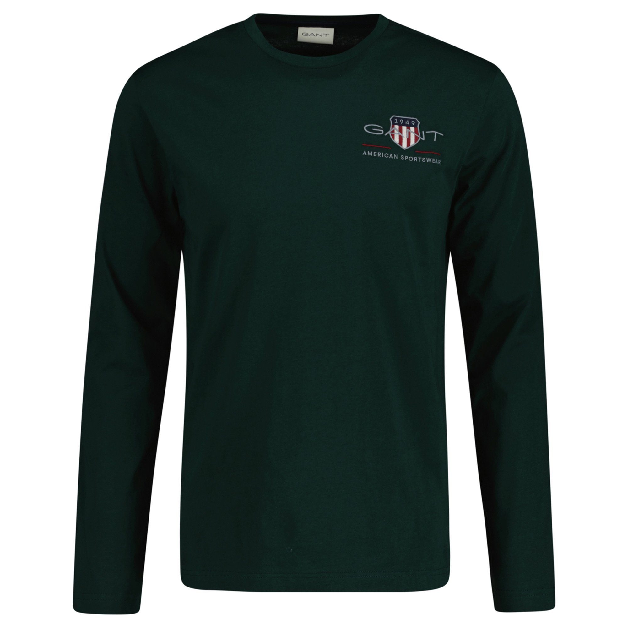 MEDIUM ARCHIVE REGULAR Gant Grün - Langarmshirt Green) T-Shirt (Tartan Herren