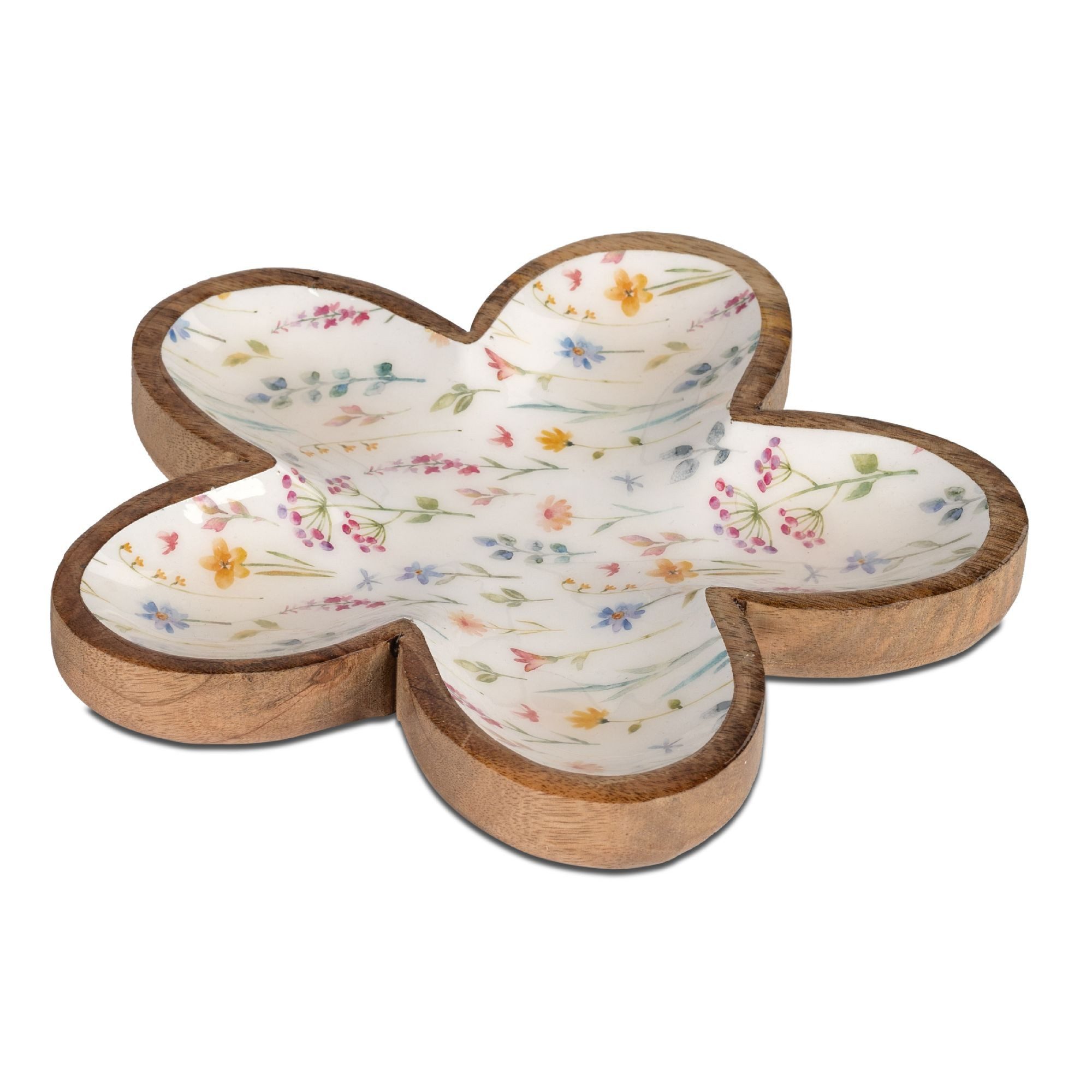 formano Dekoschale Alu Mangoholz günstig online kaufen