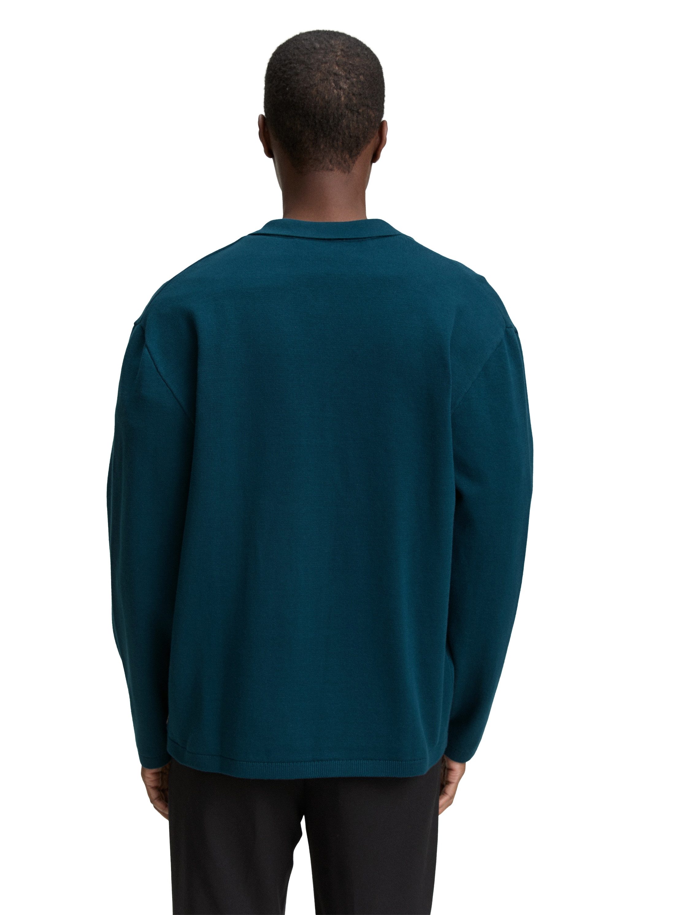 TOM TAILOR Denim Strickpullover mit Reißverschluss günstig online kaufen