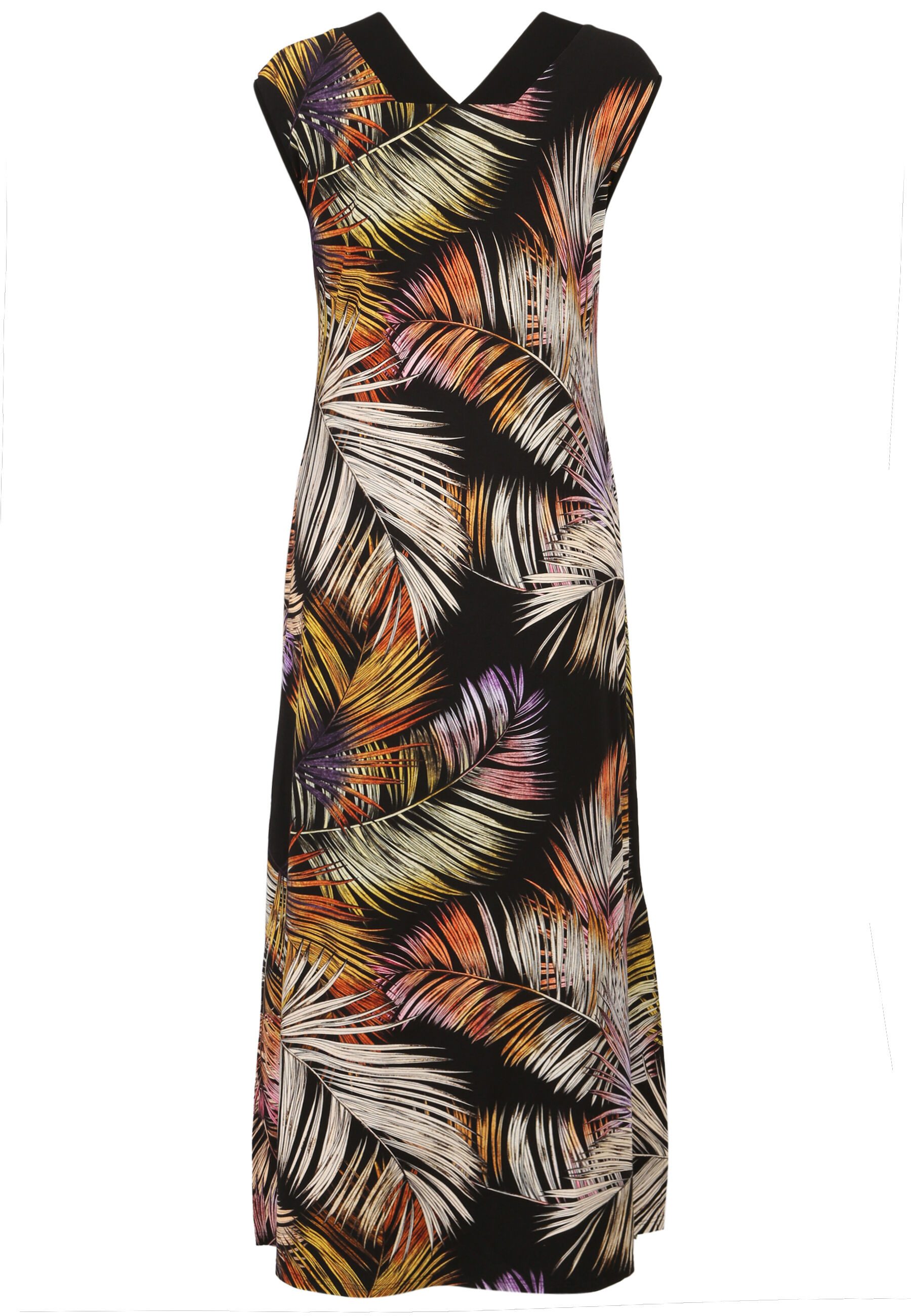 Doris Streich Shirtkleid (1-tlg) mit Palmwedel-Print günstig online kaufen