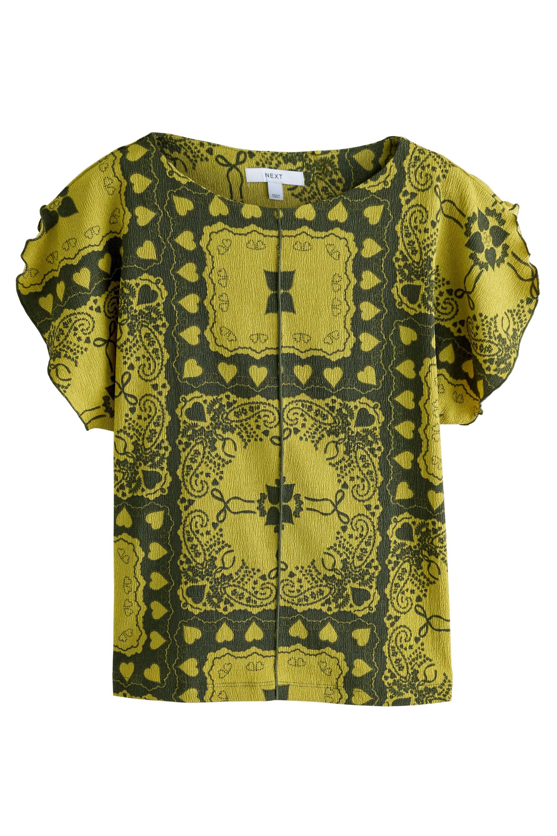 Blusenshirt Elegantes Oberteil mit Trompetenärmeln