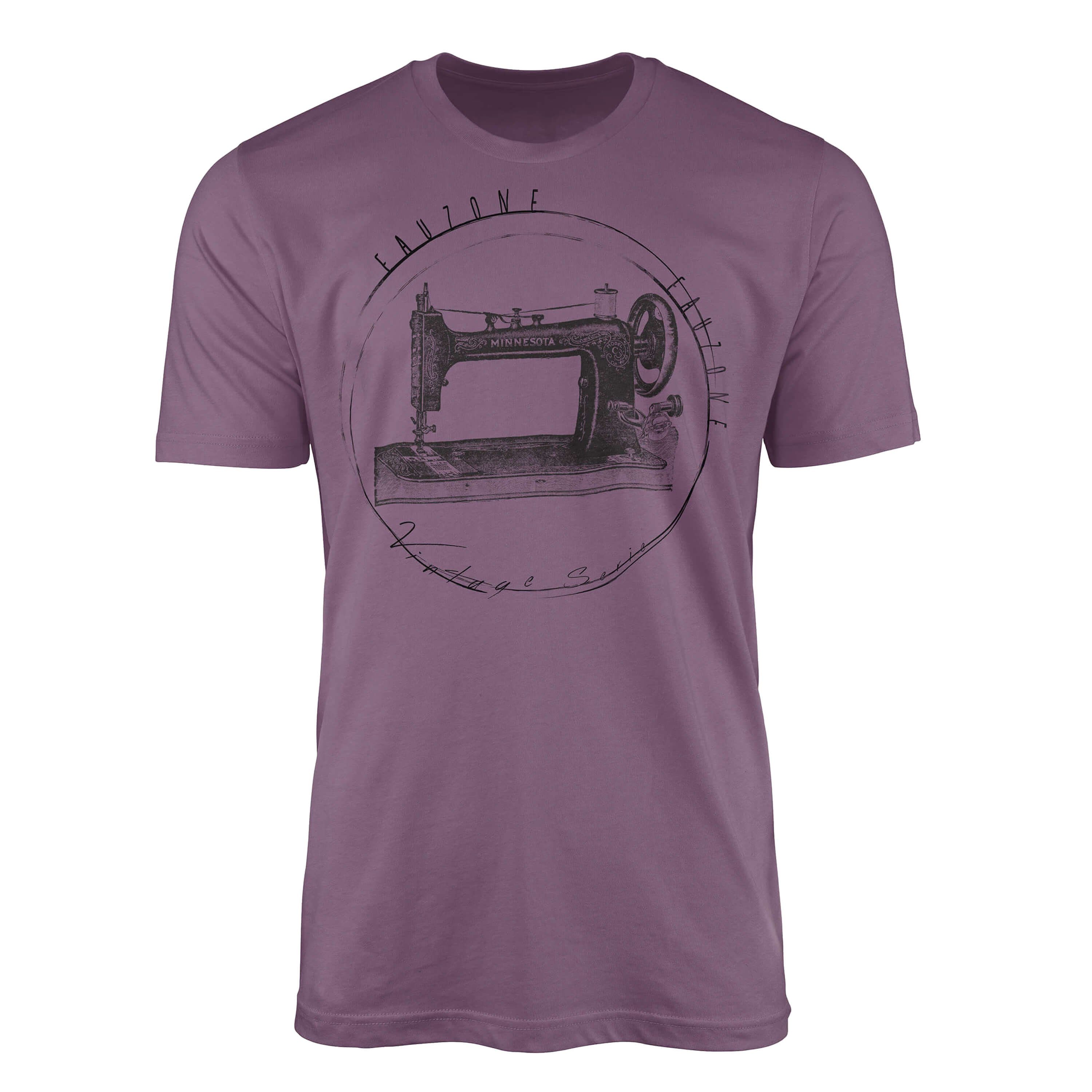 Sinus Art T-Shirt Vintage Herren T-Shirt Nähmaschine Shiraz | T-Shirts