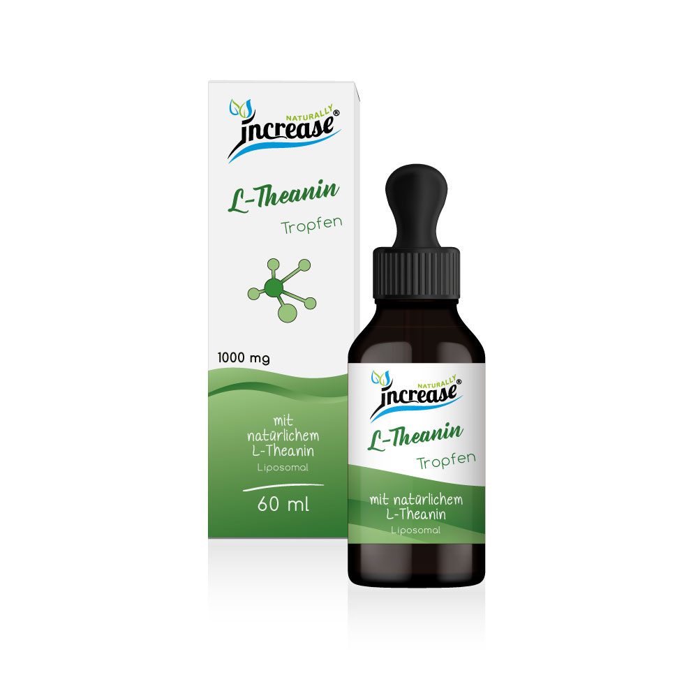 increase NATURALLY Liposomales L-Theanin - 1000mg pro Tag Tropfen Tropfen, 60 ml