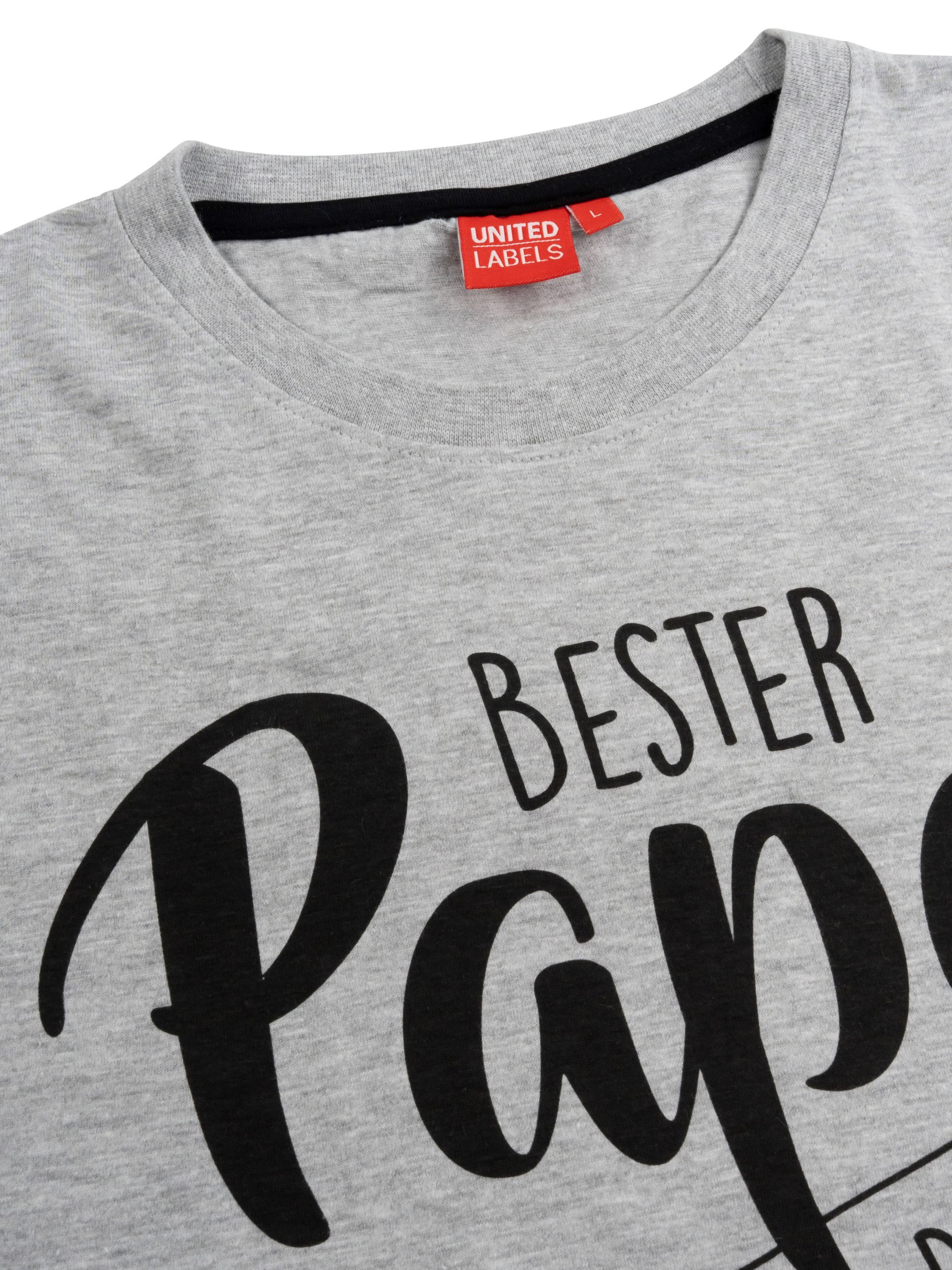 United Labels® T-Shirt Bester Papa der günstig online kaufen