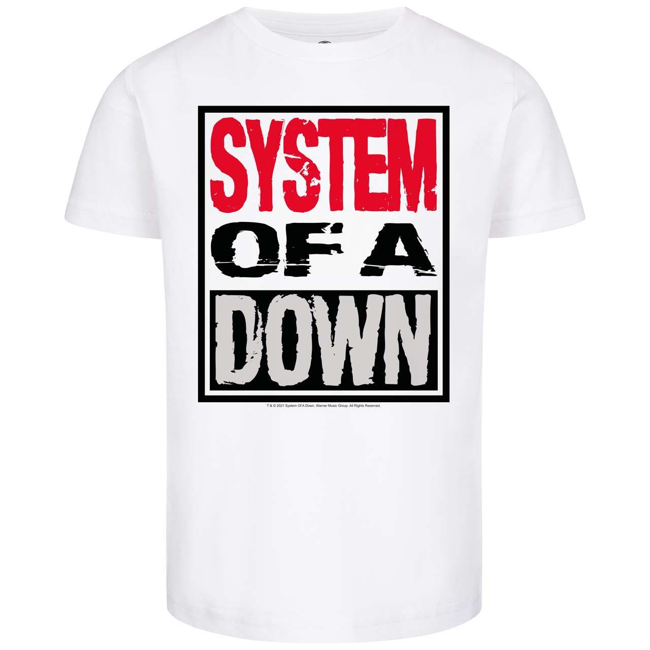 Metal Kids T-Shirt mit System of a Down (Logo) Aufdruck für Kinder (2–14 J)