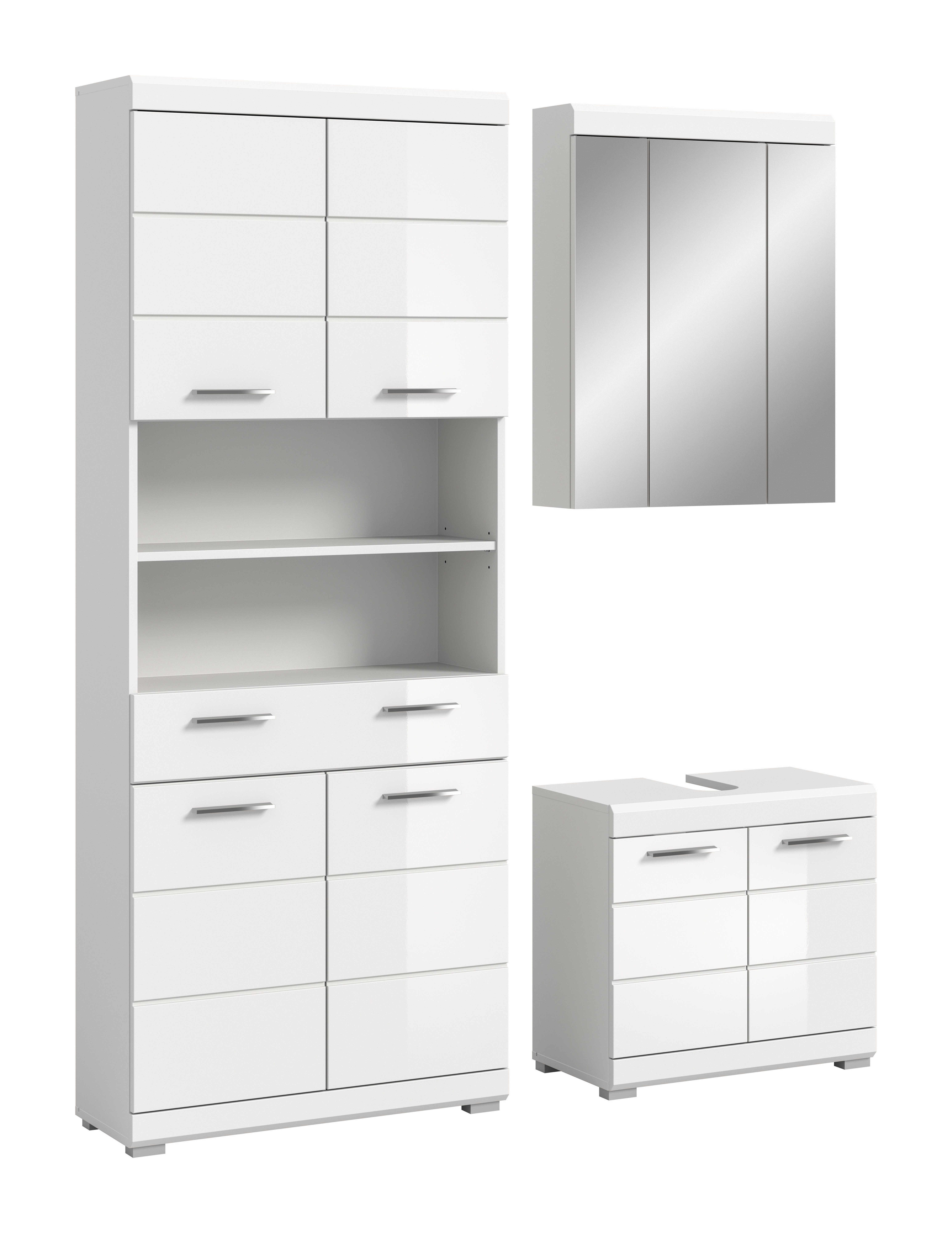 furnling Badmöbel-Set Scott, (3-St., aus Hängeschrank, günstig online kaufen