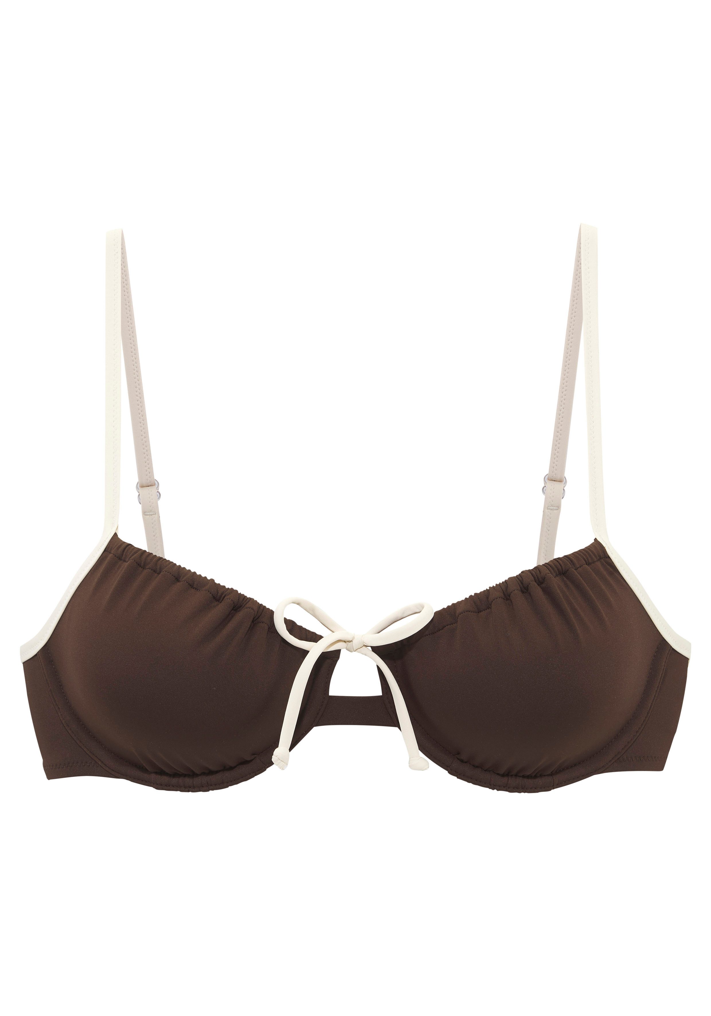 Copenhagen Studios Bügel-Bikini-Top Emma, mit Kontrastdetails