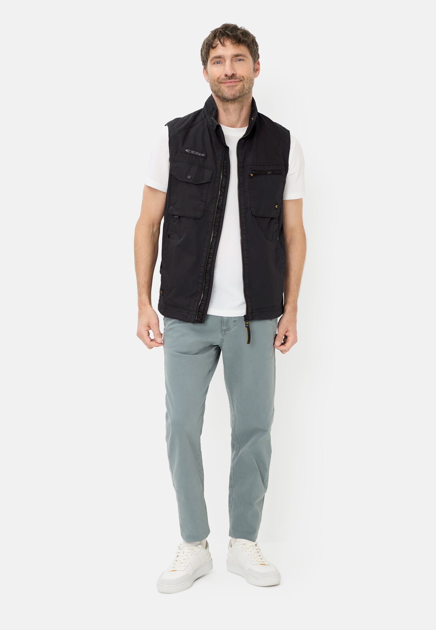 camel active Funktionsweste mit Innentaschen ärmellos Weste_Outdoor-Weste