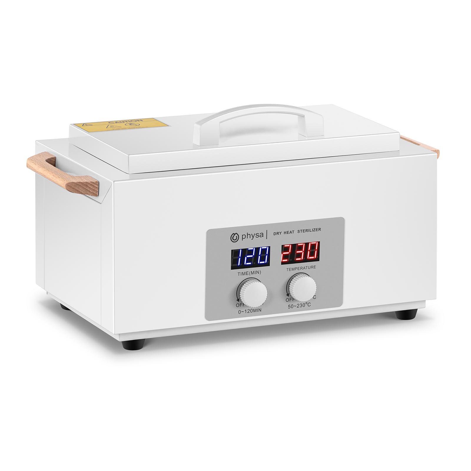 Physa UV-Sterilisator physa Heißluftsterilisator - 1,8 L - Timer - 50 bis  230 °C