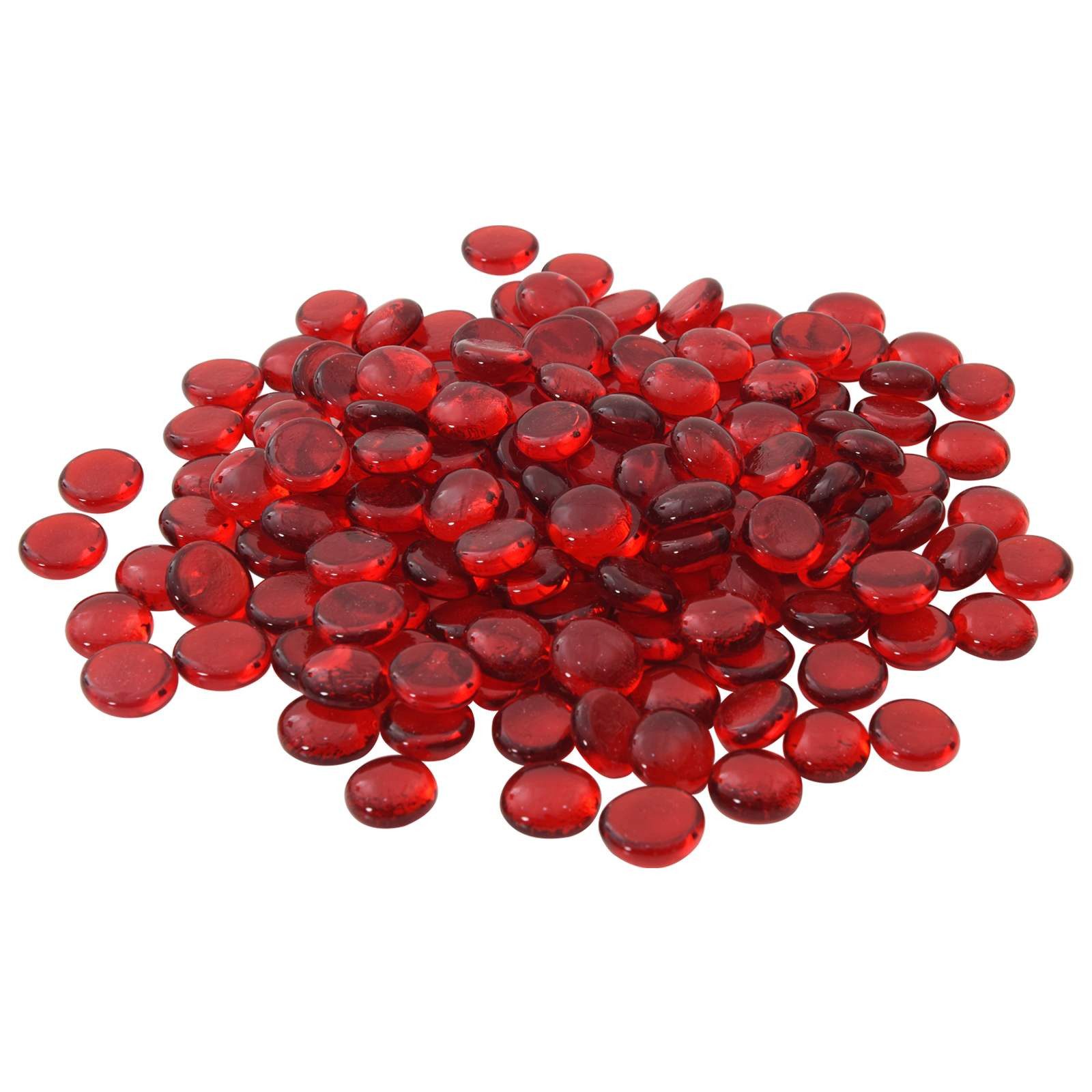 vidaXL Hängedekoration Glasnugget 17-19 mm Scharlachrot Glas (1 St)