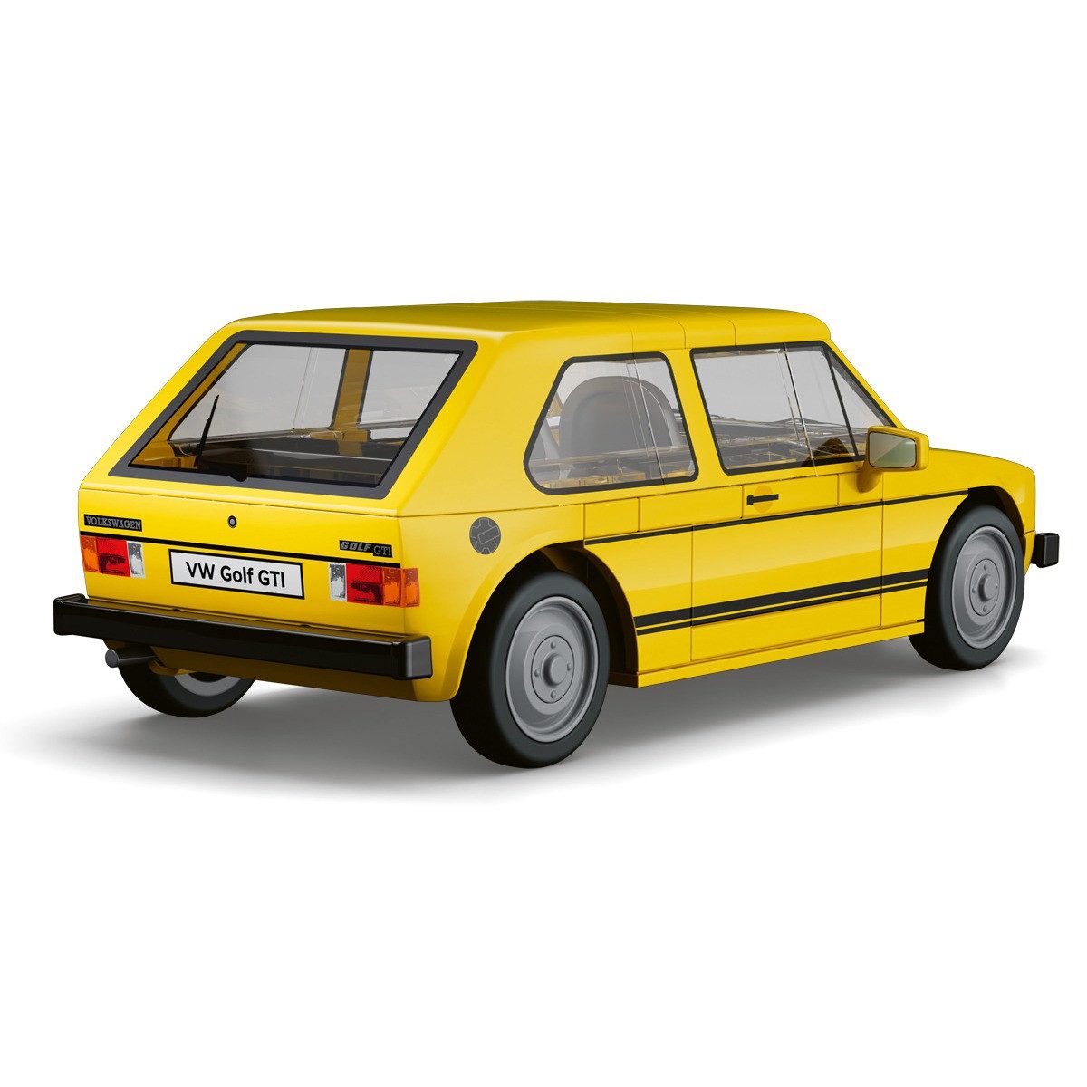 COBI Aufblasbarer Cooler Bausatz Volkswagen Golft GTI 1976 bis 1983 gelb 1:35