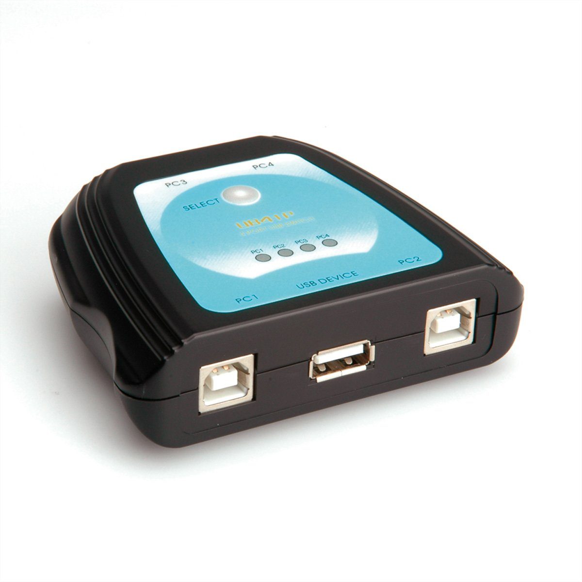 Manueller USB 2.0 Druckerswitch, 4fach Computer-Adapter