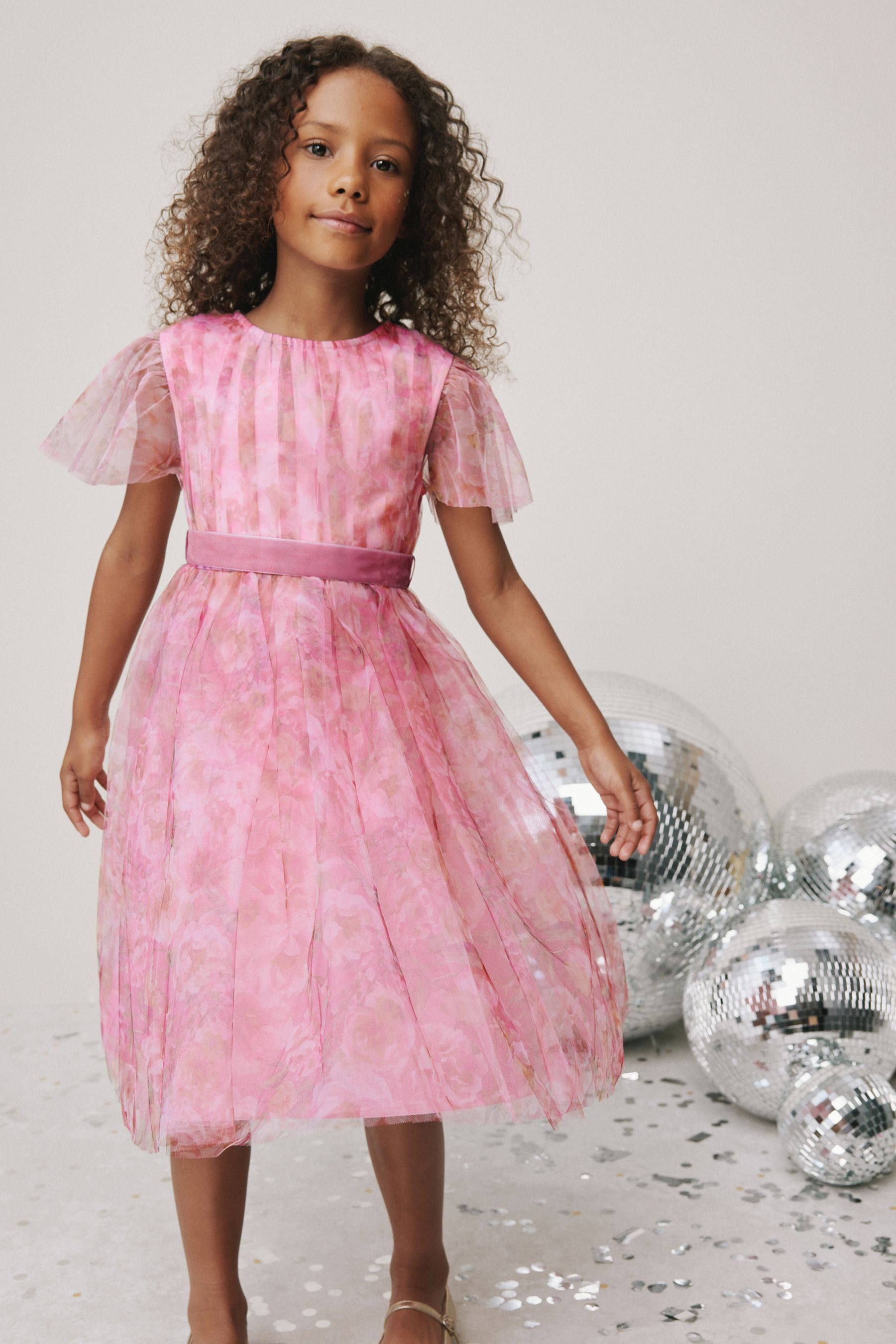 Next Tüllkleid Ballkleid aus Netzstoff (1-tlg)