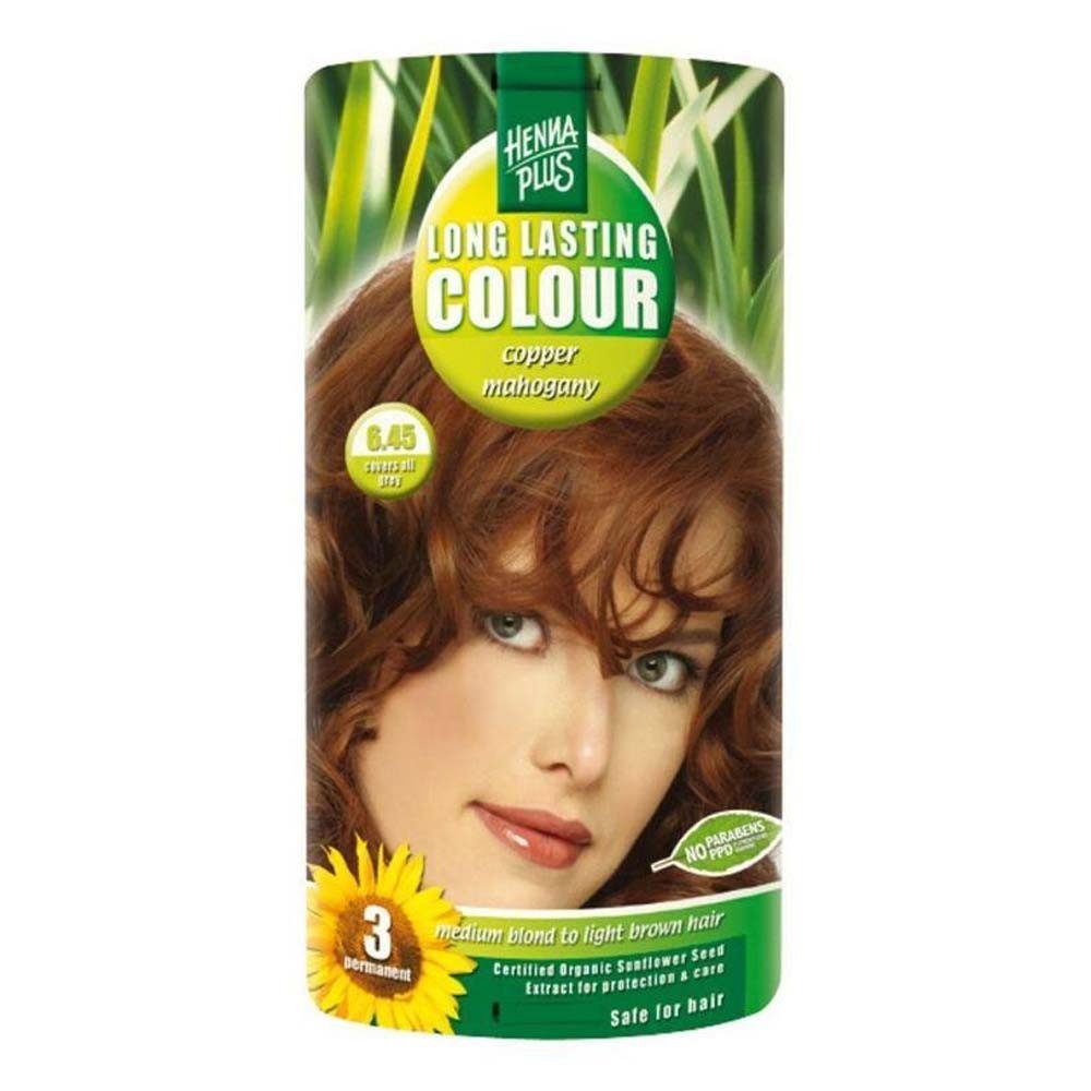 Henna Plus Haarfarbe Haarfarbe - 6.45 Kupfer Mahagoni 100ml