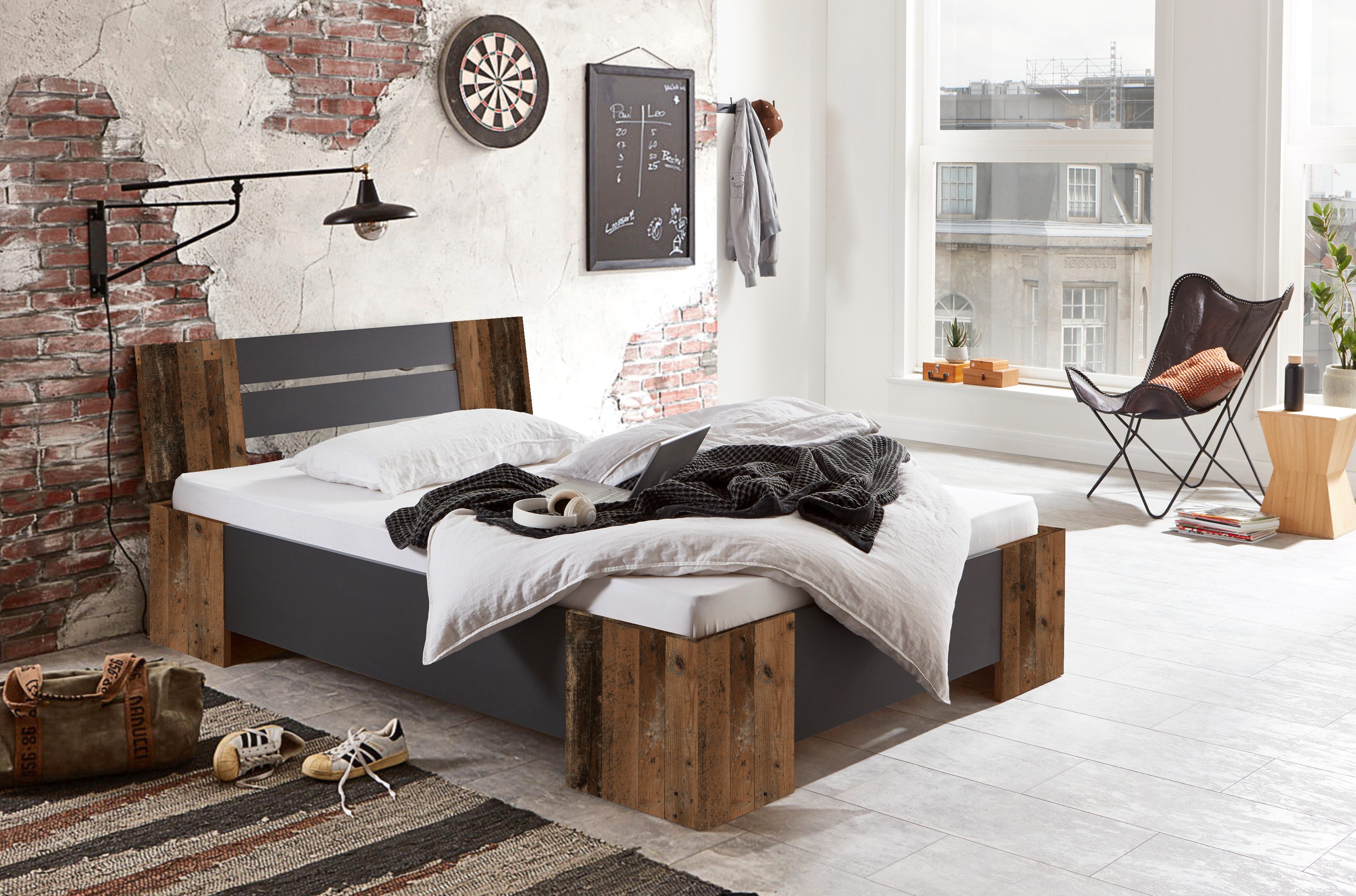 moebel-dich-auf Futonbett LINZ (Bett 140x200, in günstig online kaufen