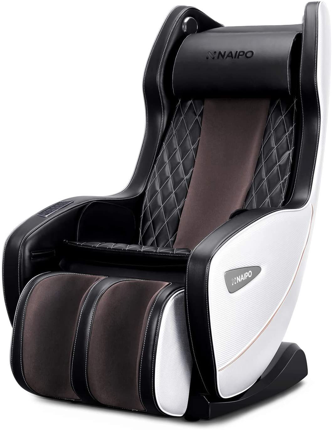 NAIPO Massagesessel, Massagestuhl mit Liegeposition, Bluetooth, Platzsparend