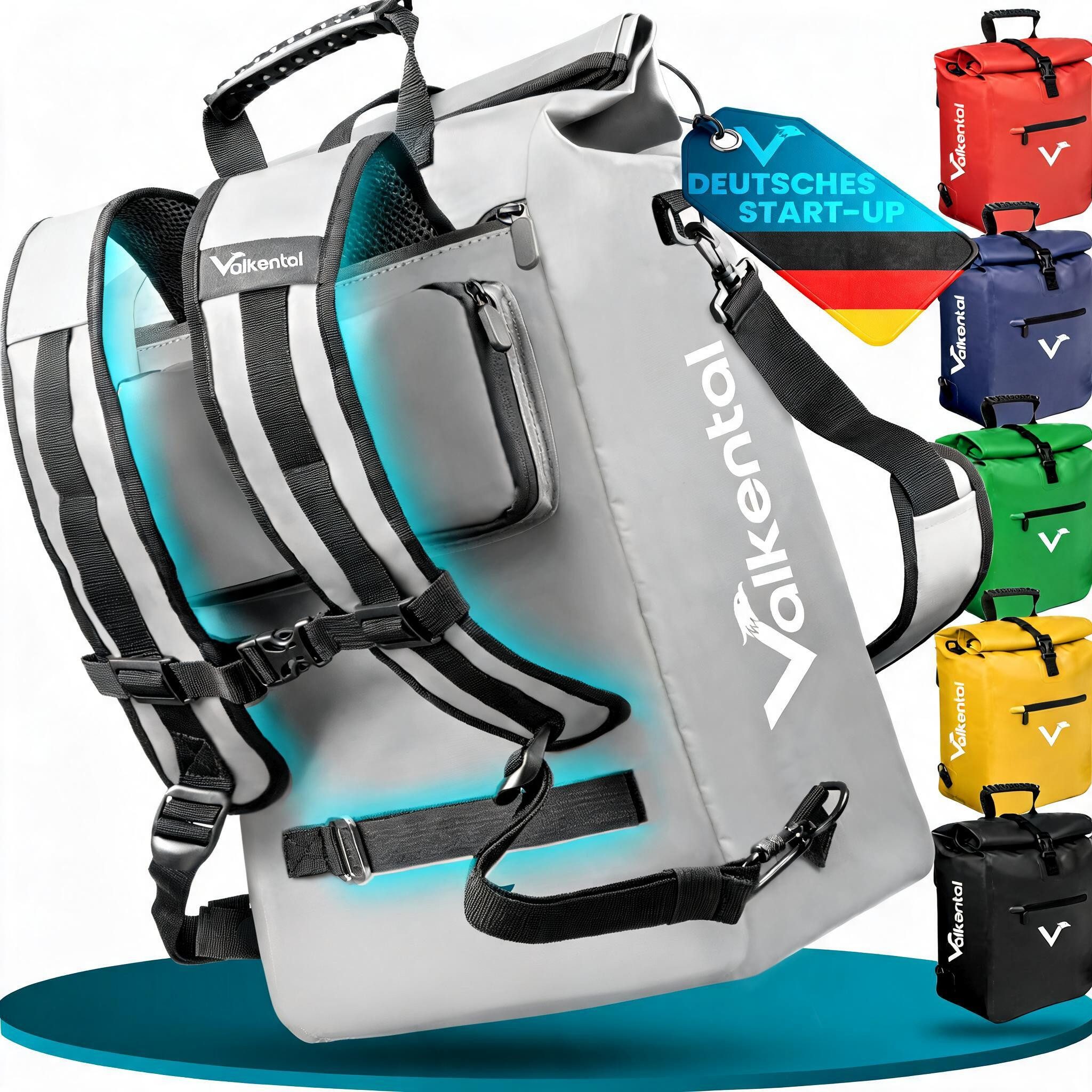 Fahrradtasche Gepäckträgertasche, Rucksack und Umhängetasche