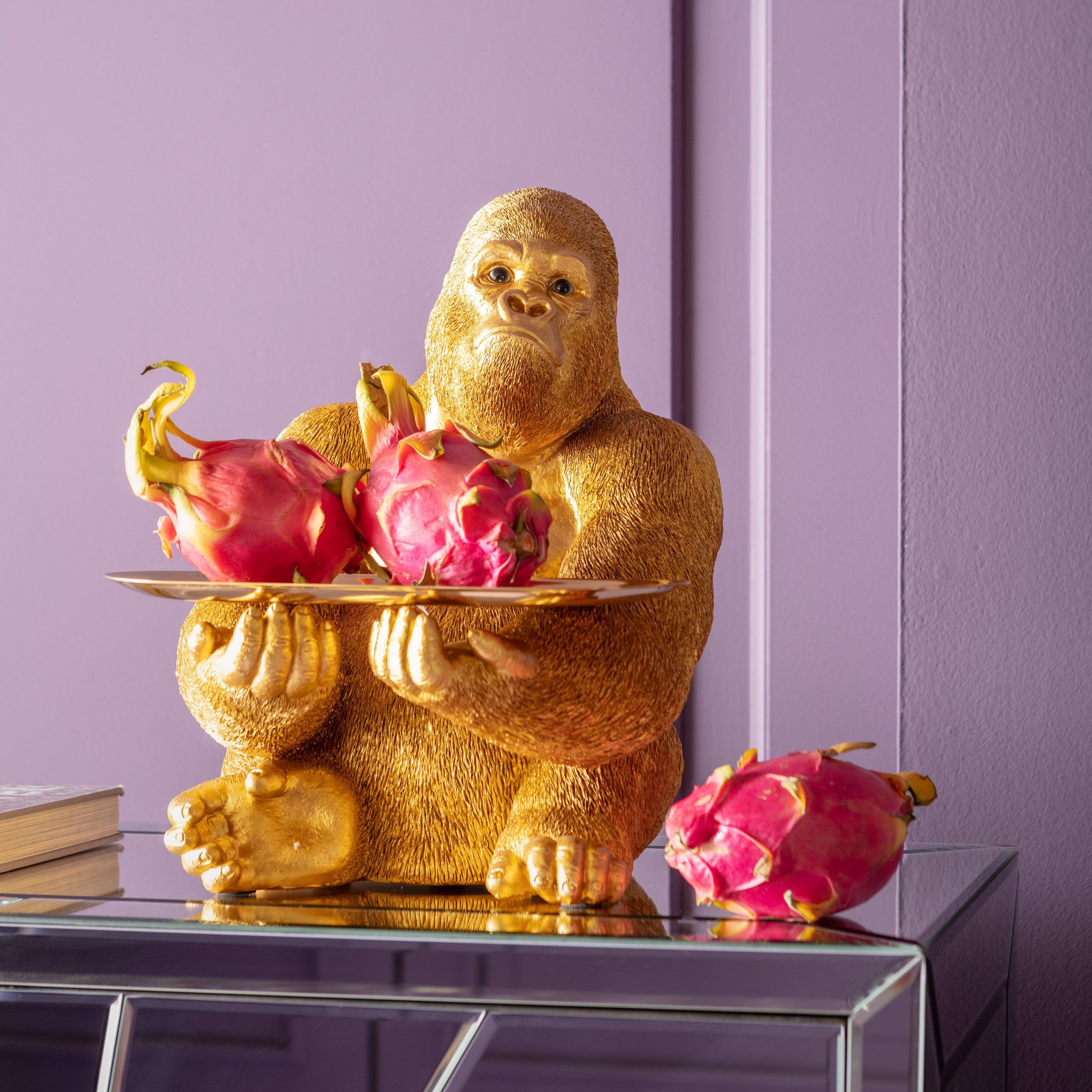Kare Design Dekofigur Gorilla Butler 37cm – Bild 2 von 5