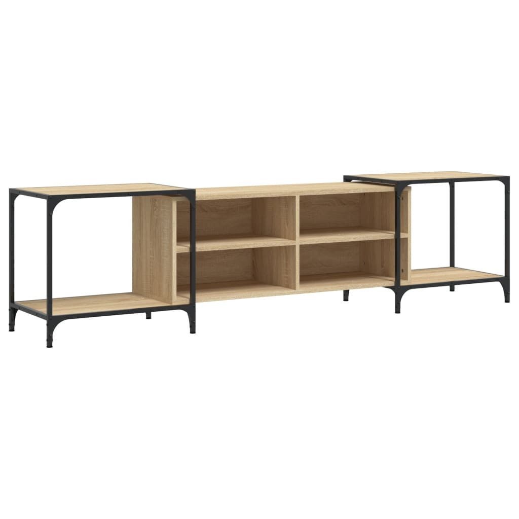vidaXL TV-Schrank TV-Board Sonoma-Eiche 203x37x50 cm Holzwerkstoff günstig online kaufen
