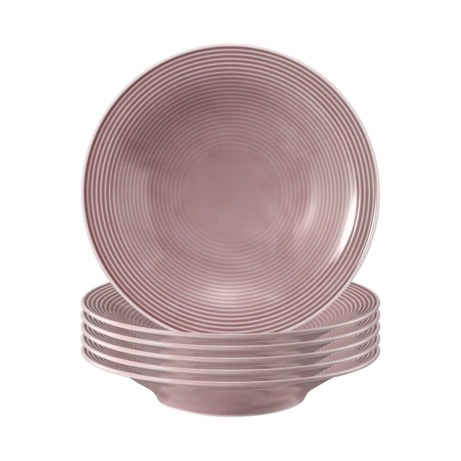 Seltmann Weiden Suppenteller Beat Color Glaze Suppenteller ø 22,5 cm 6er Set, (6 St)