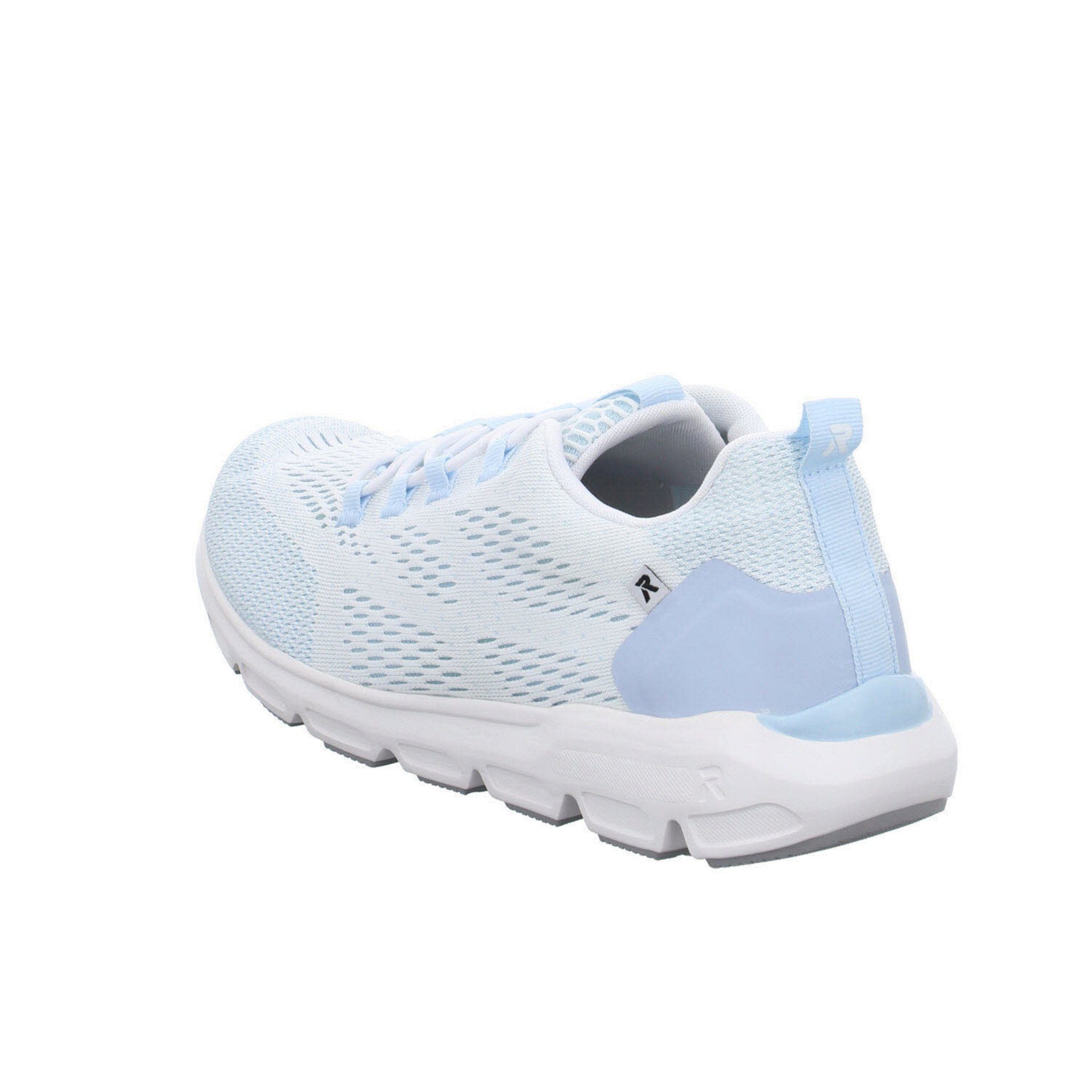 R-Evolution sportweiss-ciel/ciel Sneaker Rieker Schuhe Textil Slipper Slip-On Sneaker Damen