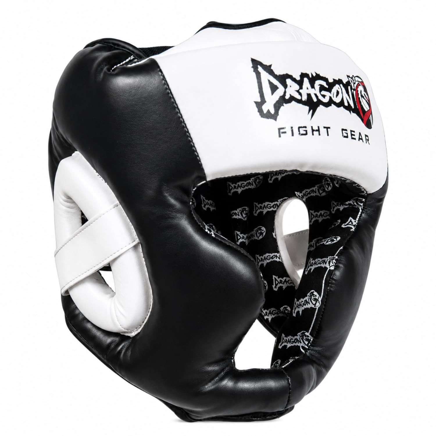 DragonDo Kopfschutz mit Wangenschutz – Professioneller Sparring Helm für Kickboxen, Muay