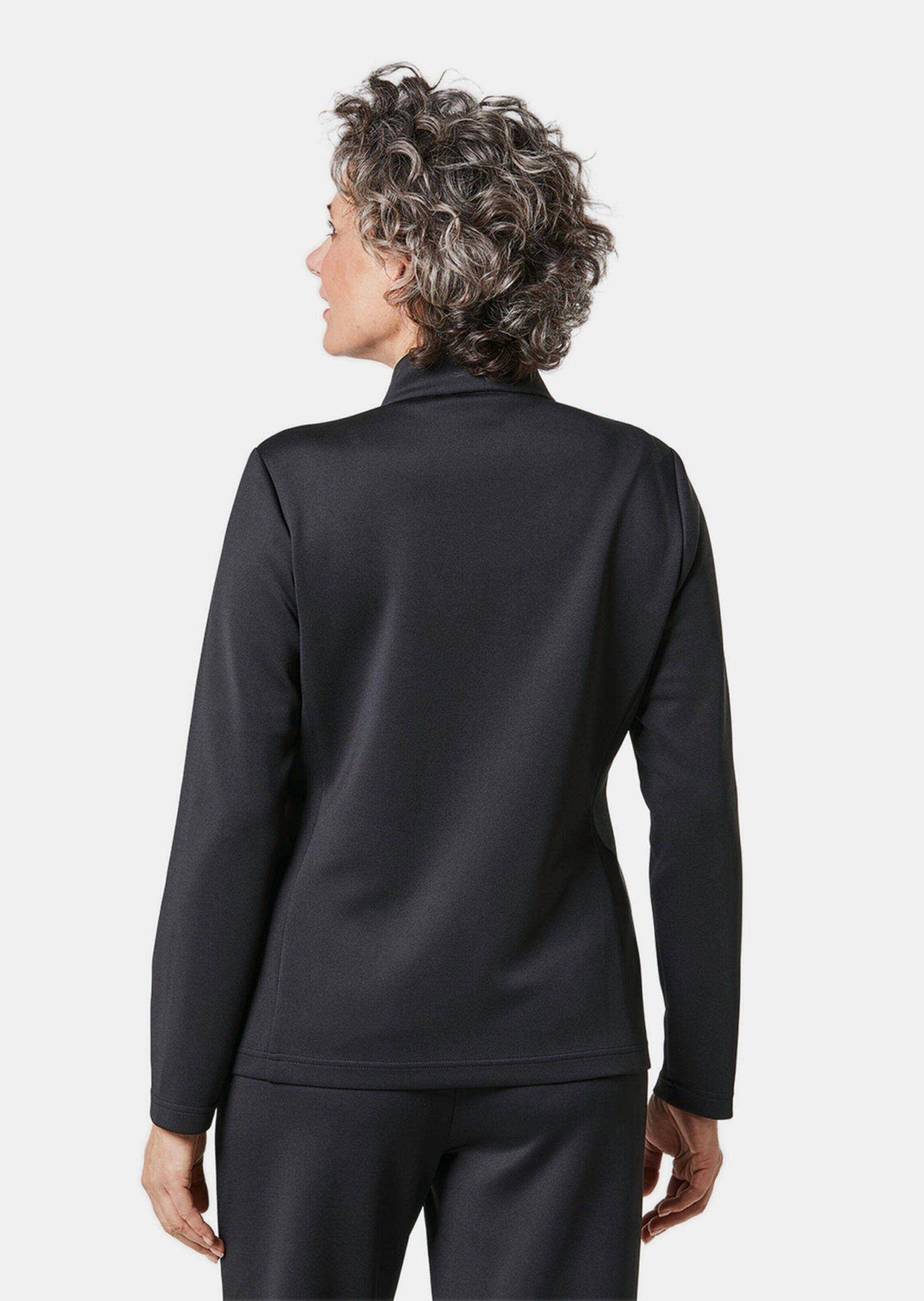 GOLDNER Shirtjacke Leichte Freizeitjacke mit Stehkragen und Reißverschluss