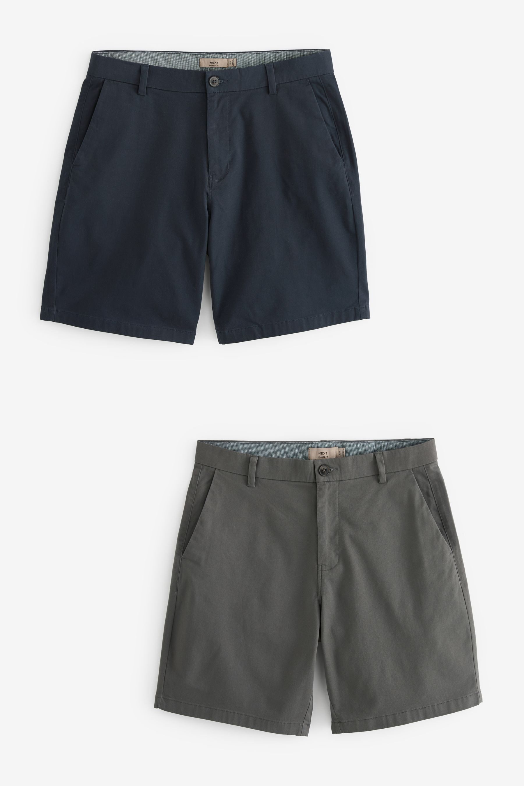 Next Chinoshorts 2er-Pack Chino-Shorts mit Stretch (2-tlg)