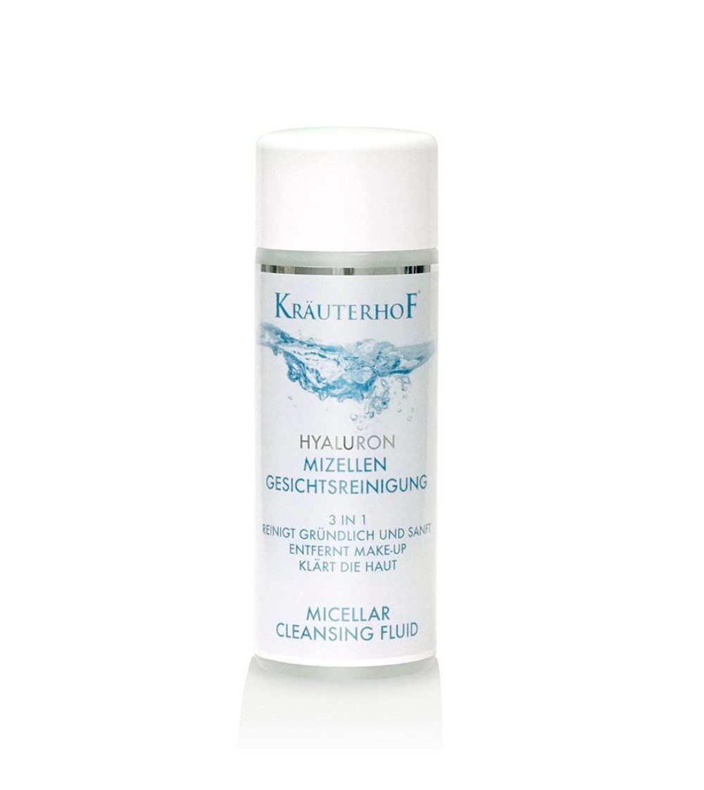Kräuterhof Gesichtswasser KräuterhoF Hyaluron Mizellen Gesichtsreinigung 3-in-1, 200 ml, 1-tlg., Effektive Mizellen-Technologie, spendet intensive Feuchtigkeit