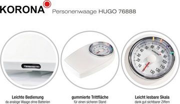 KORONA Personenwaage 76888 Hugo, sehr grosse Trittfläche und Anzeige